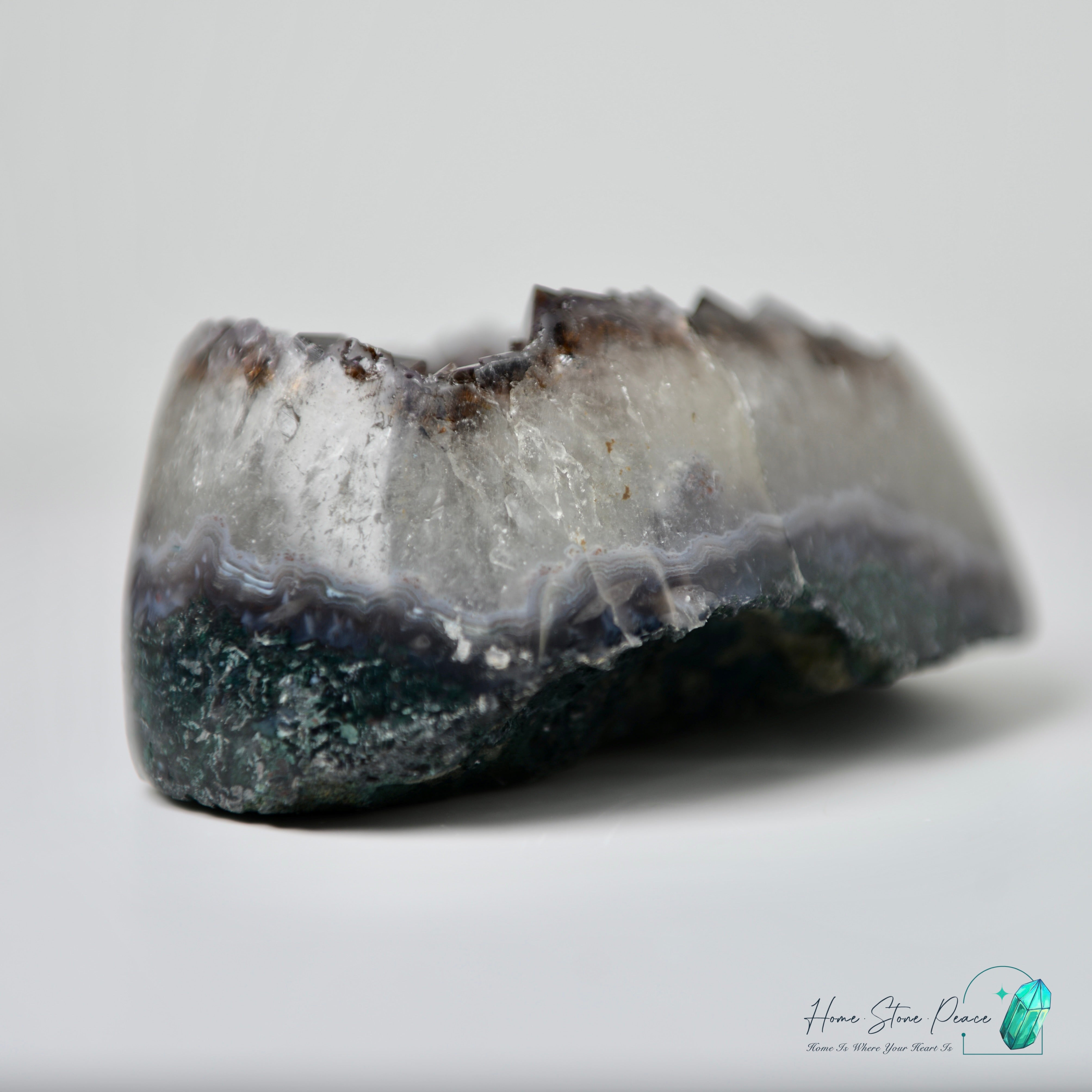 茶色紫鈦晶簇 Tea Amethyst Rutilated Cluster