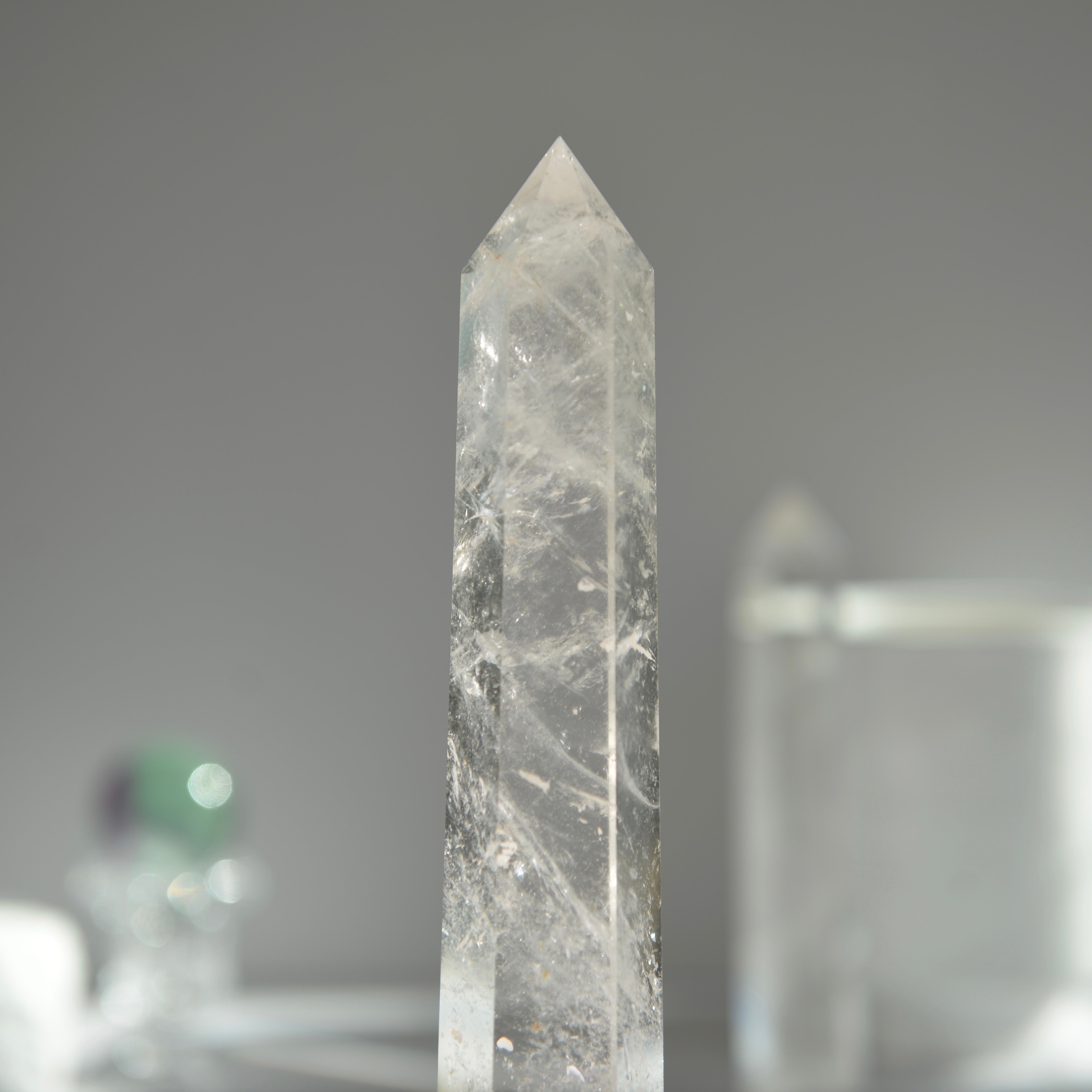 白水晶柱 Clear Quartz Tower