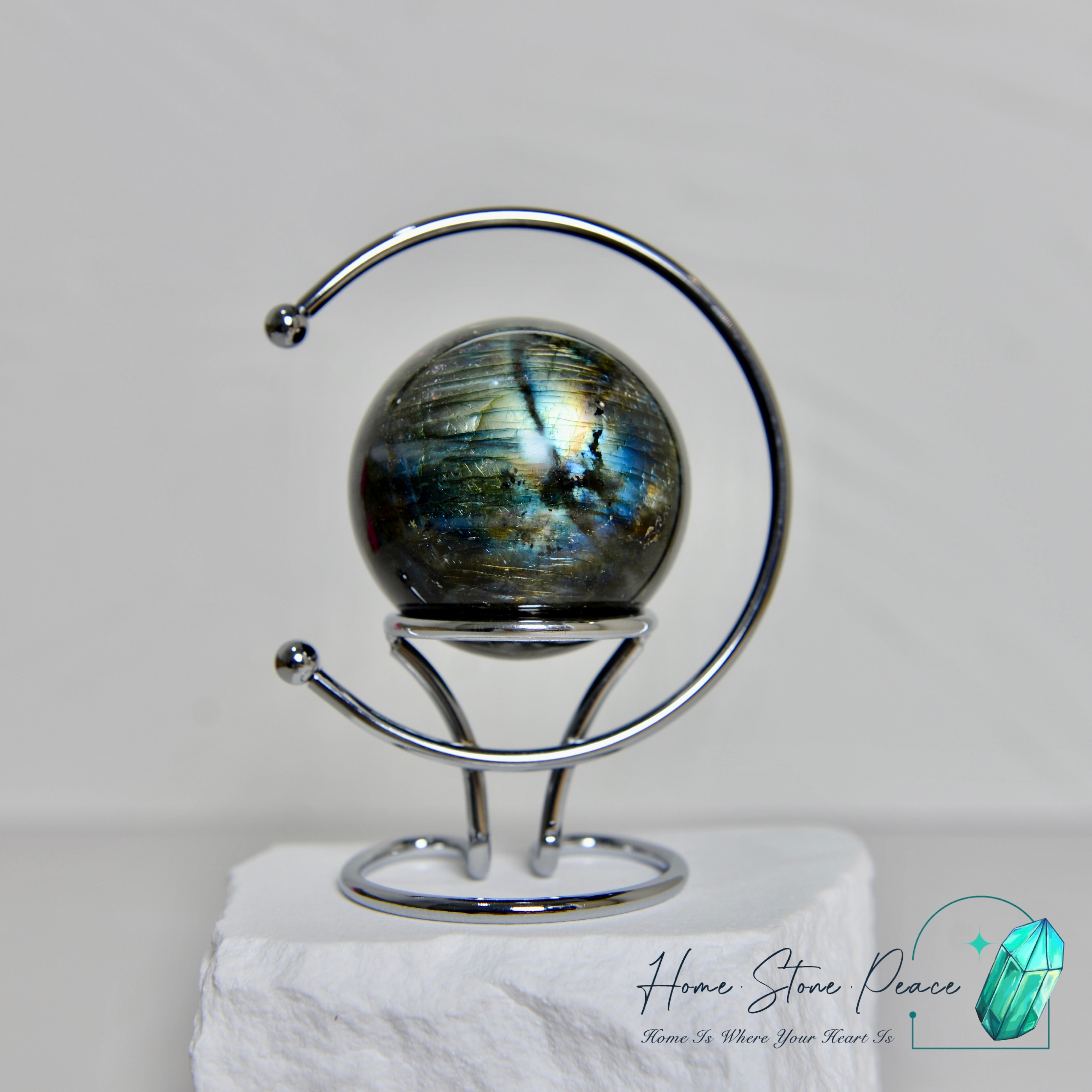 拉長石球 Labradorite Sphere