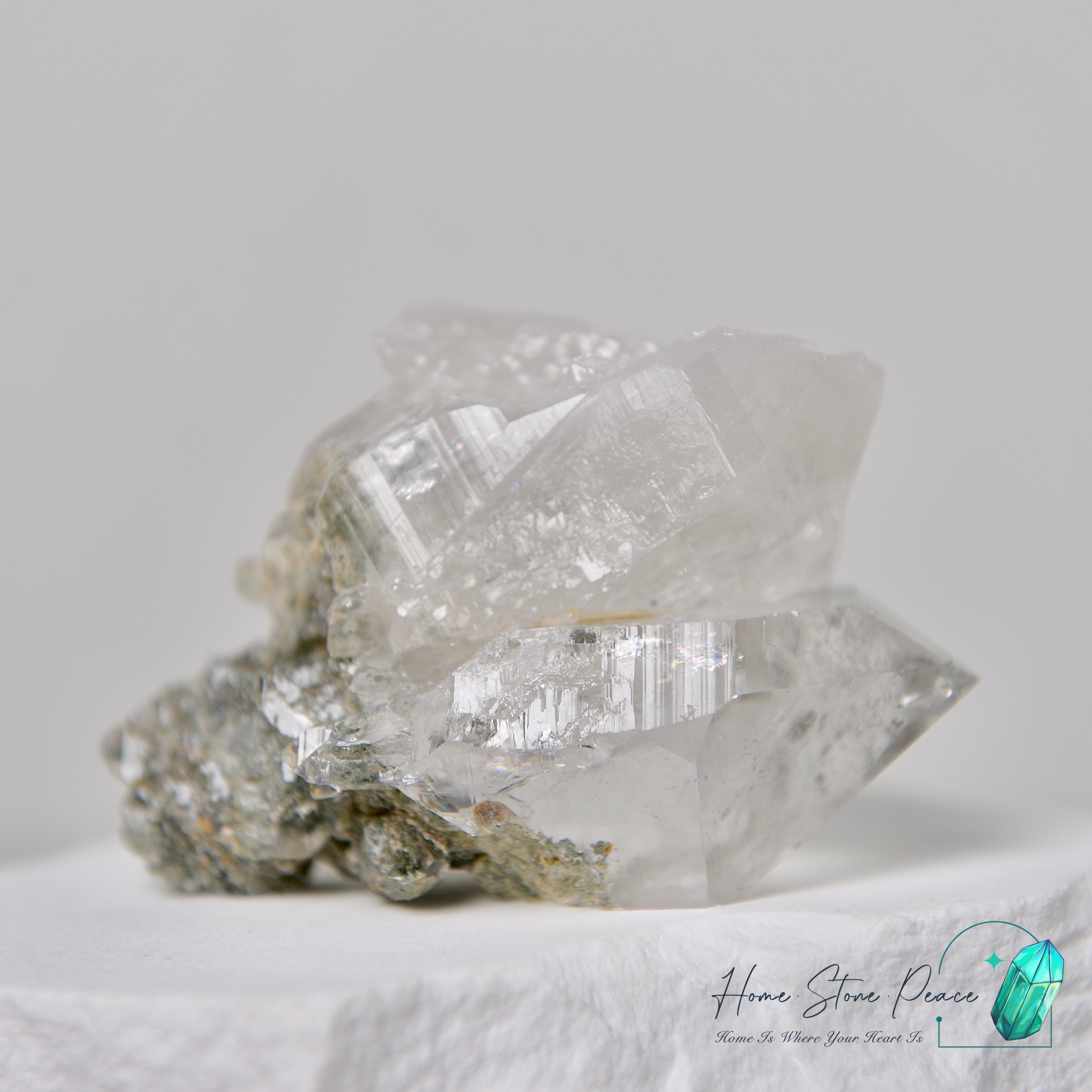 <tc>グリーンファントム入りヒマラヤ水晶(クローライト)</tc>