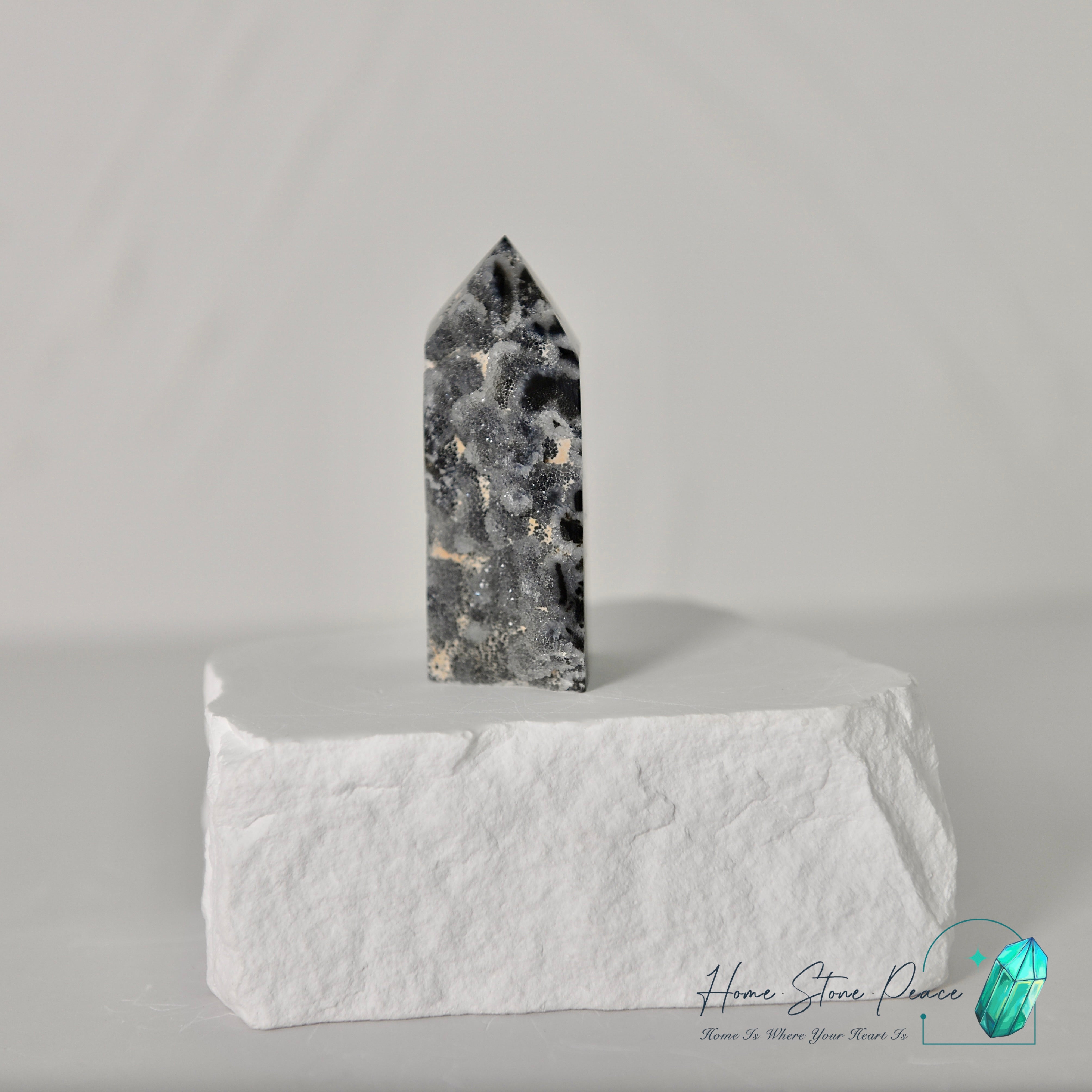 黑閃鋅礦擺設 Sphalerite Free Form