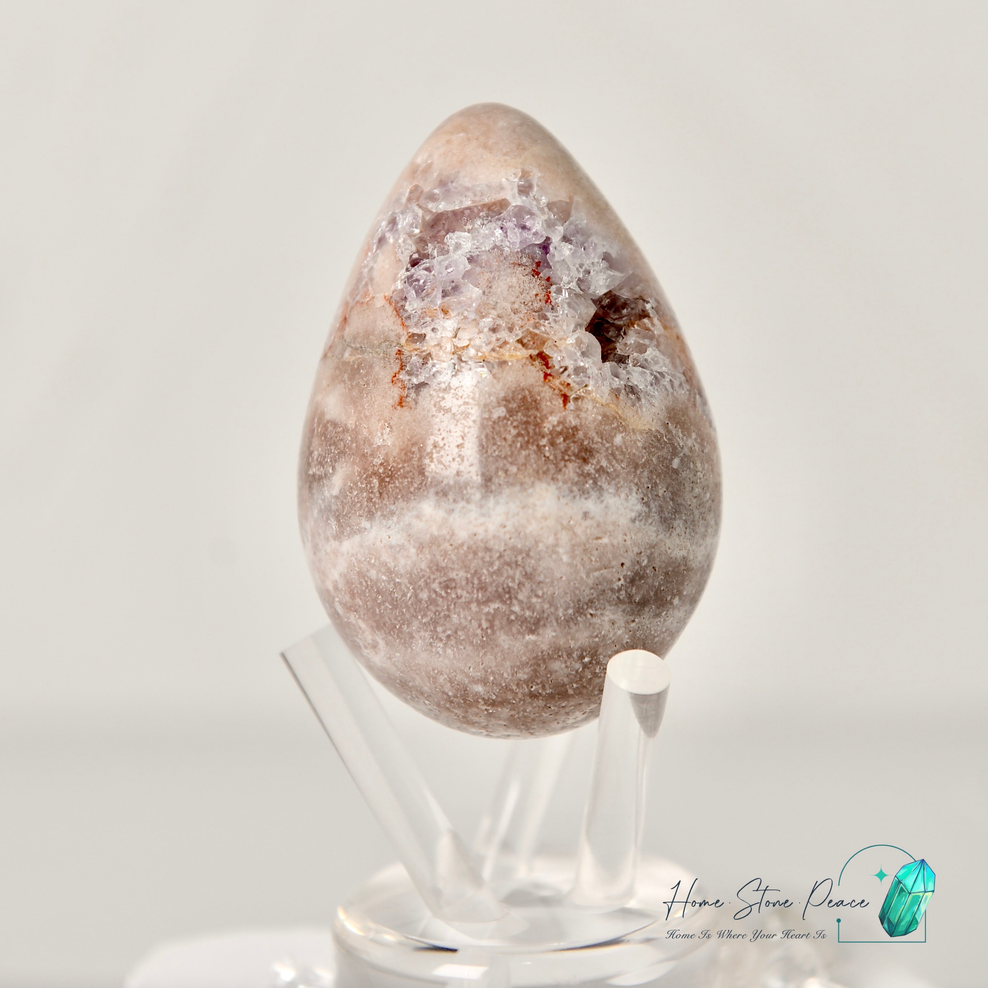 粉紅紫水晶蛋 Pink Amethyst Egg