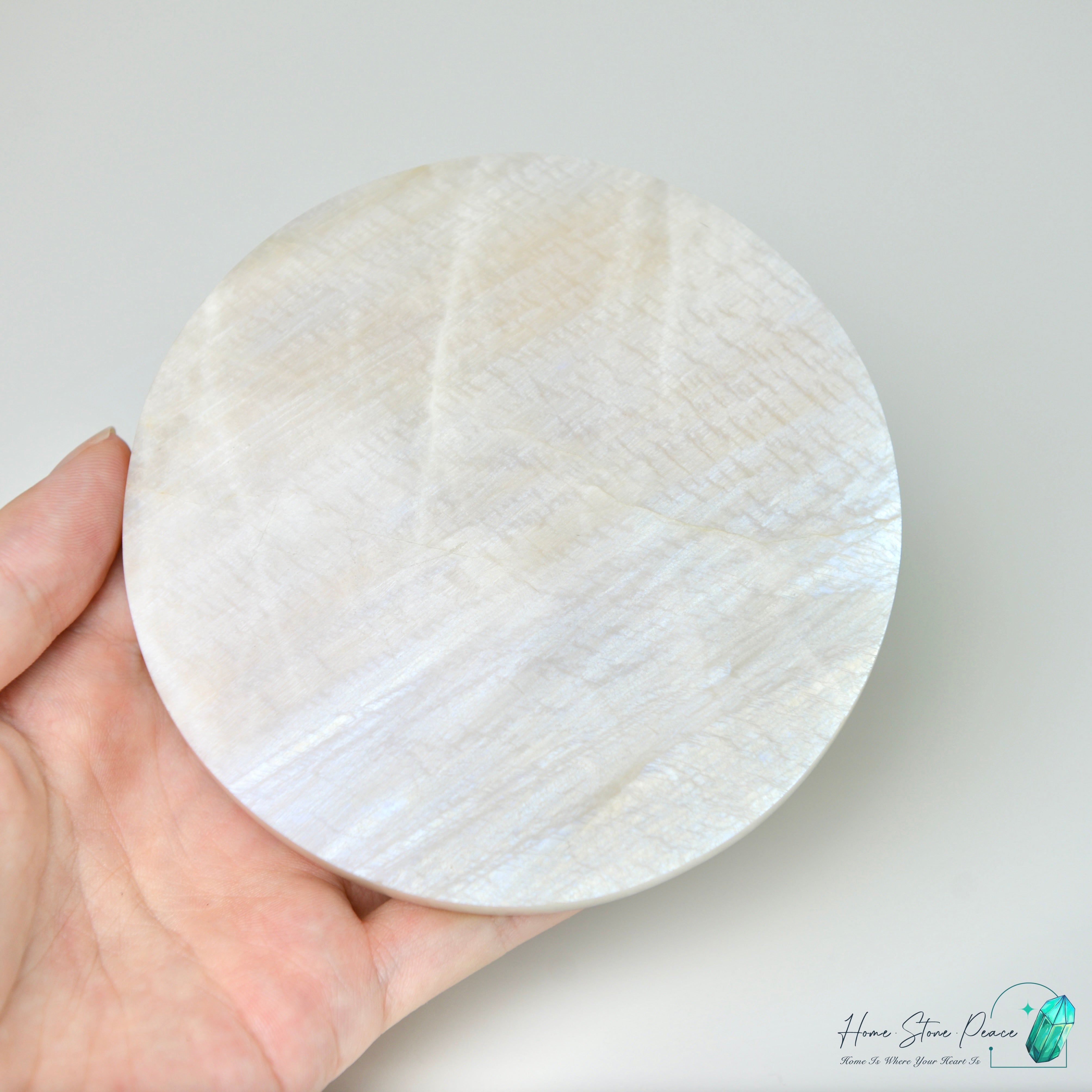 滿月月亮石連座 フルムーンムーンストーン スタンド付