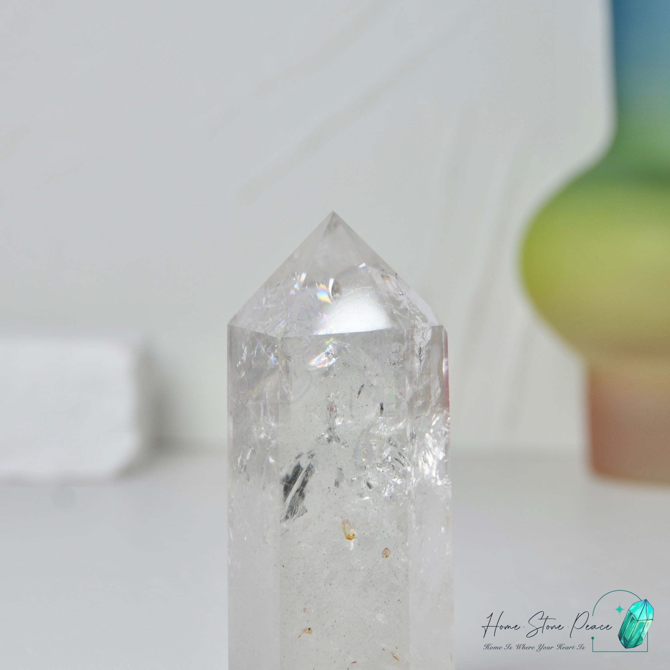 白水晶柱 Clear Quartz Tower