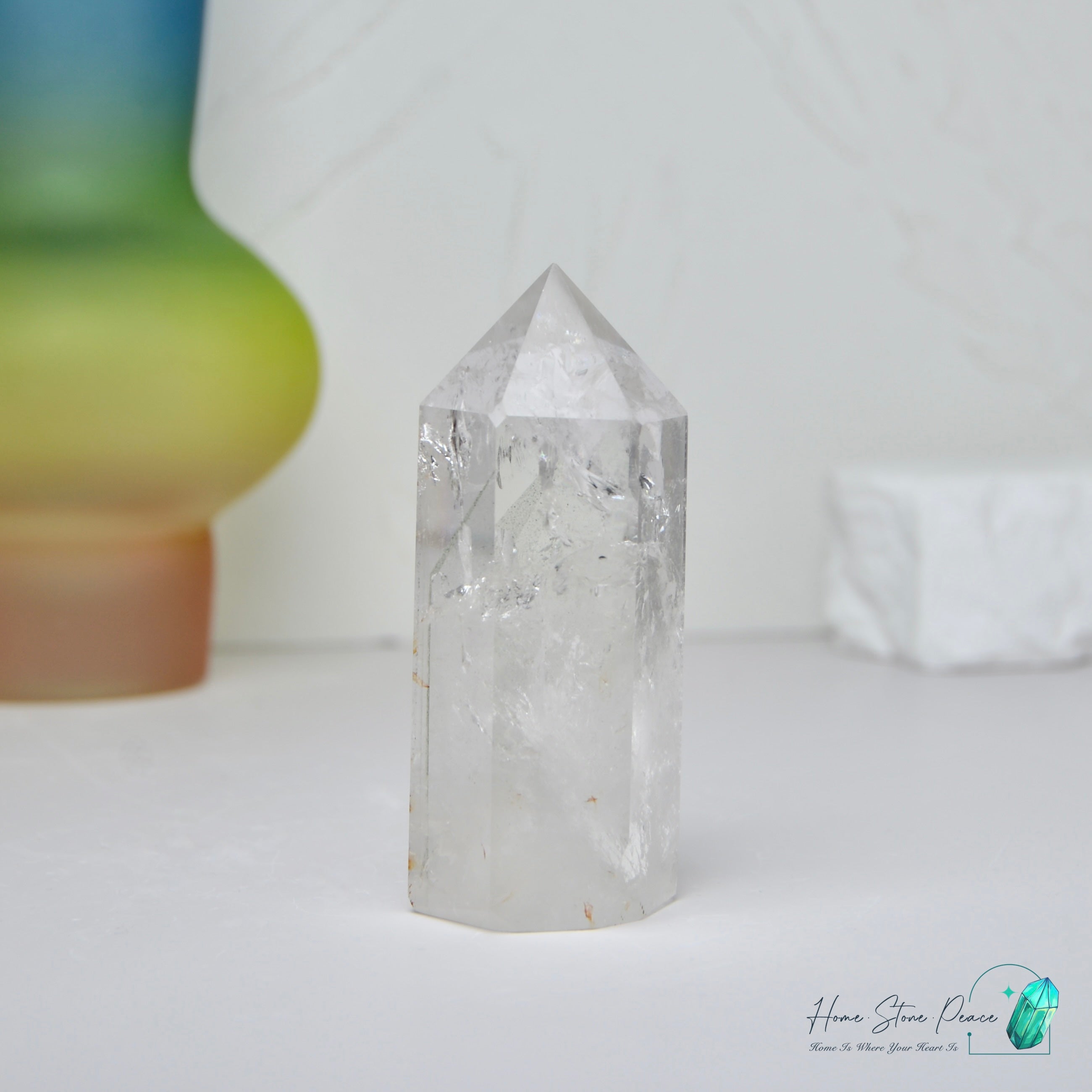 白水晶柱 Clear Quartz Tower