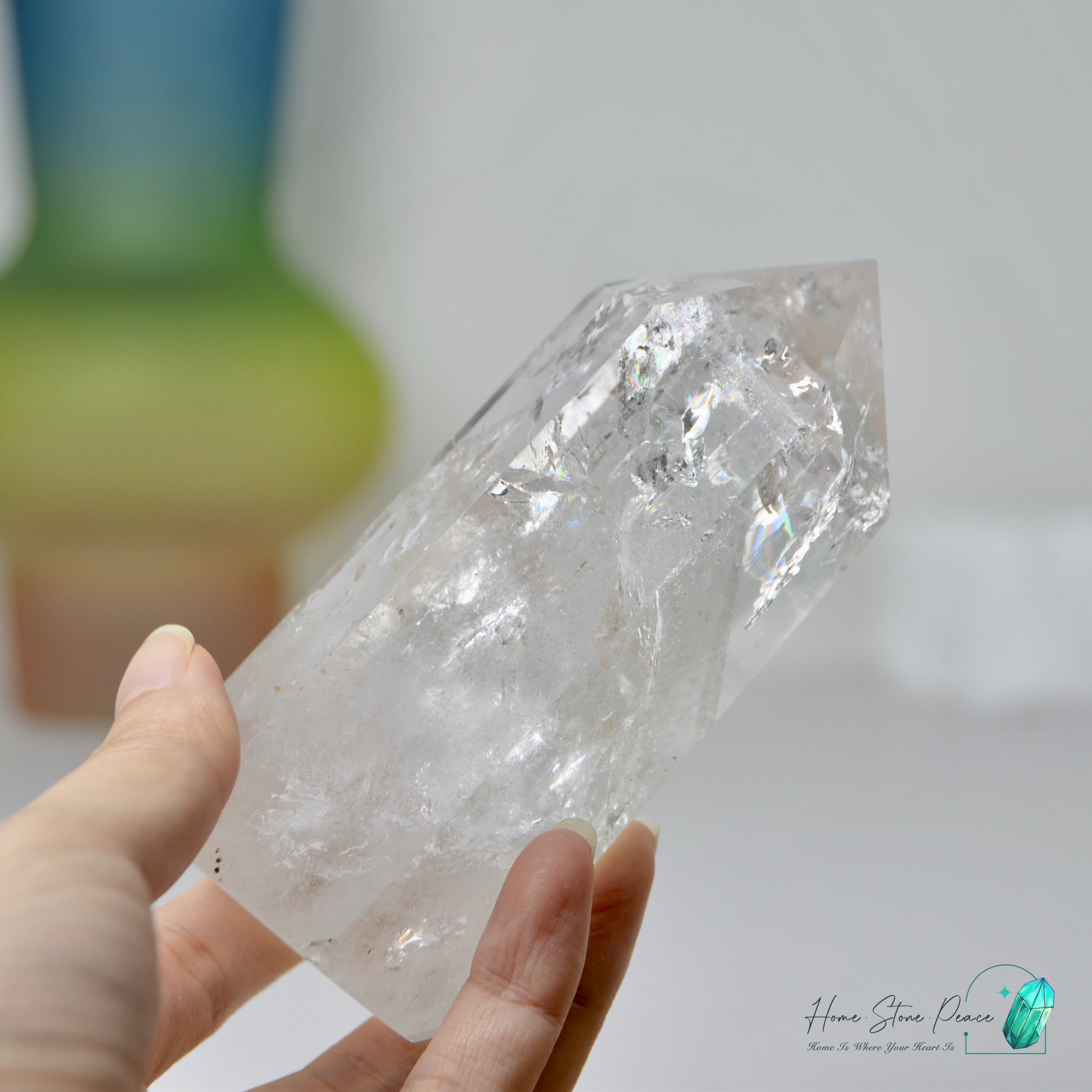 白水晶柱 Clear Quartz Tower