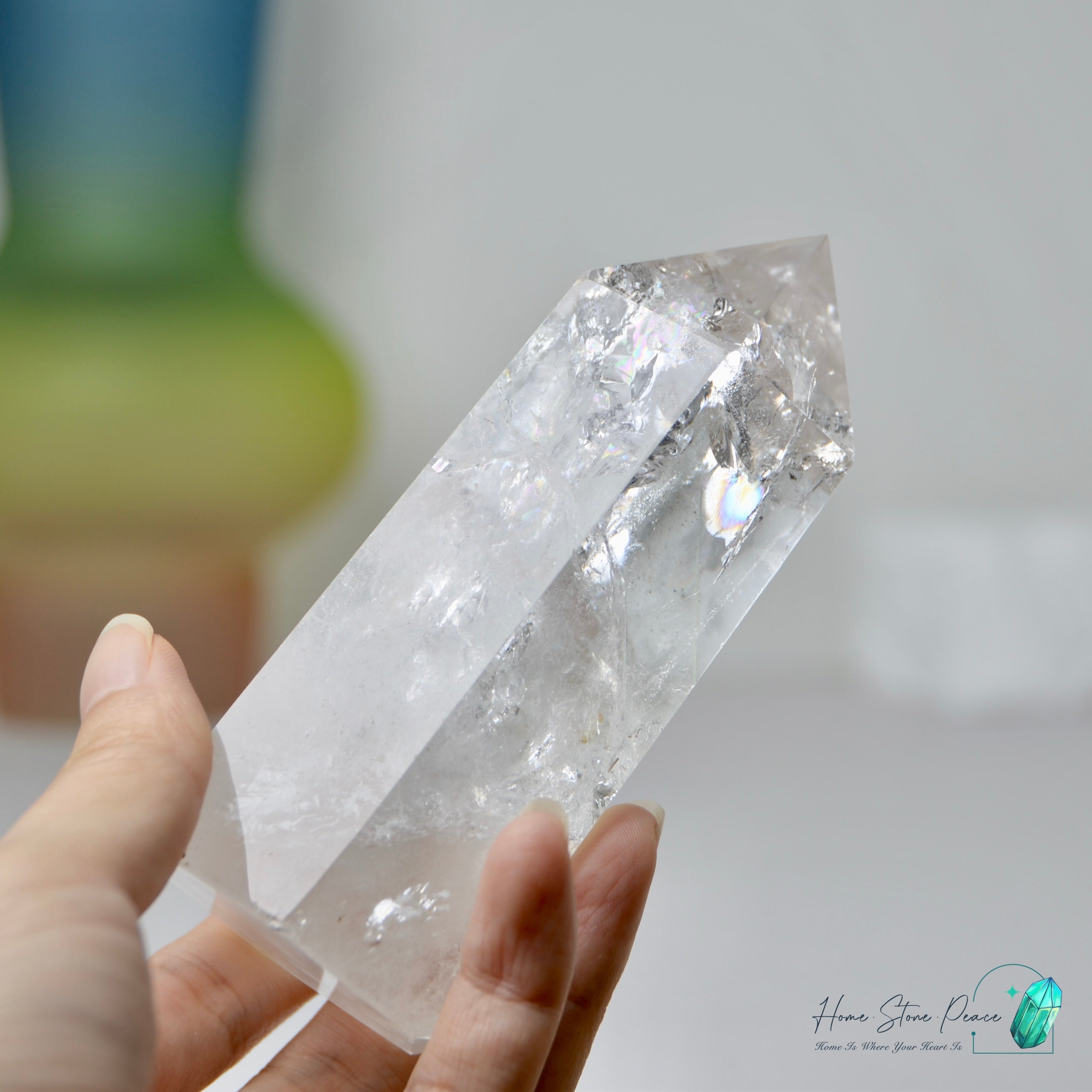 白水晶柱 Clear Quartz Tower
