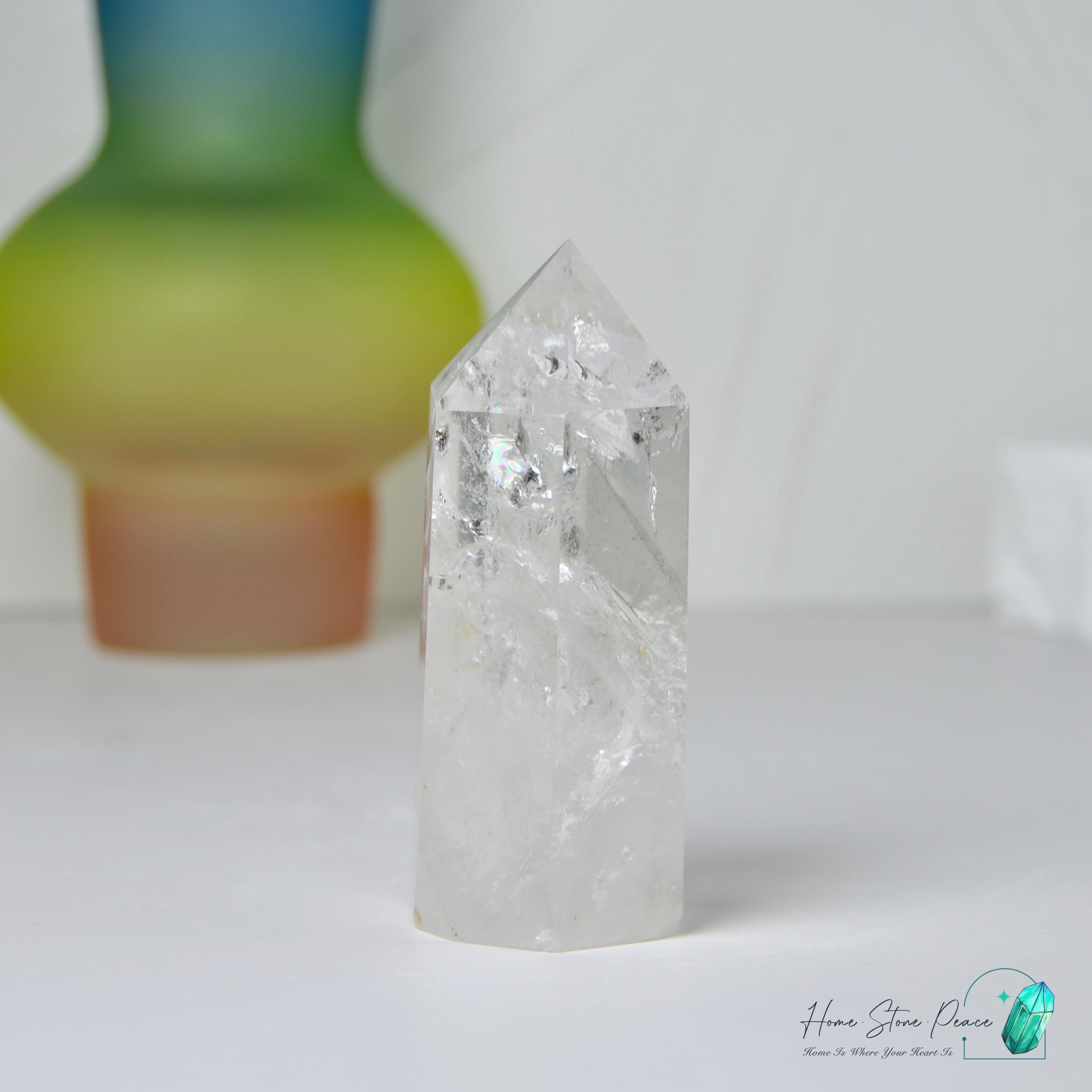 白水晶柱 Clear Quartz Tower