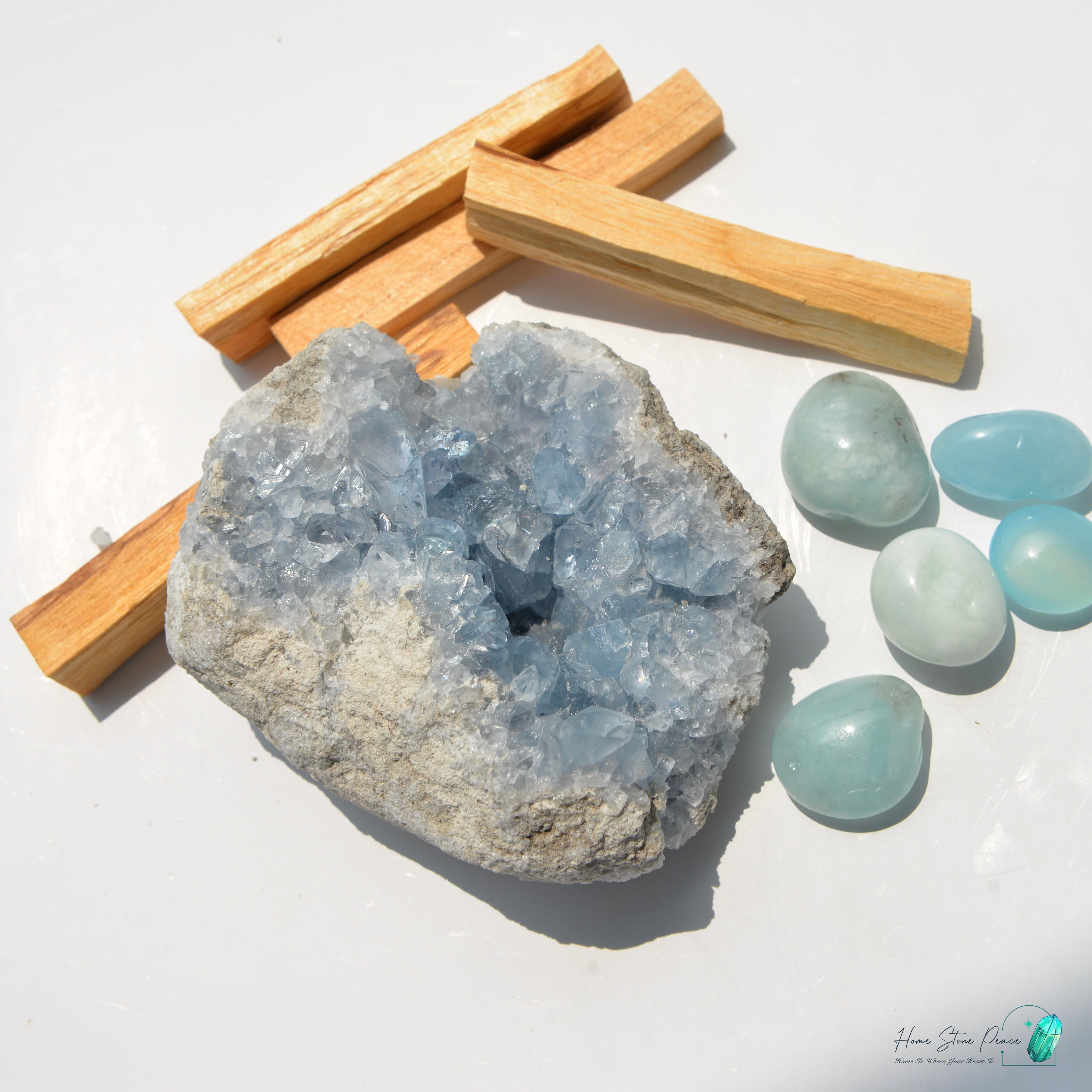 天青石原石セレスタイトクラスター