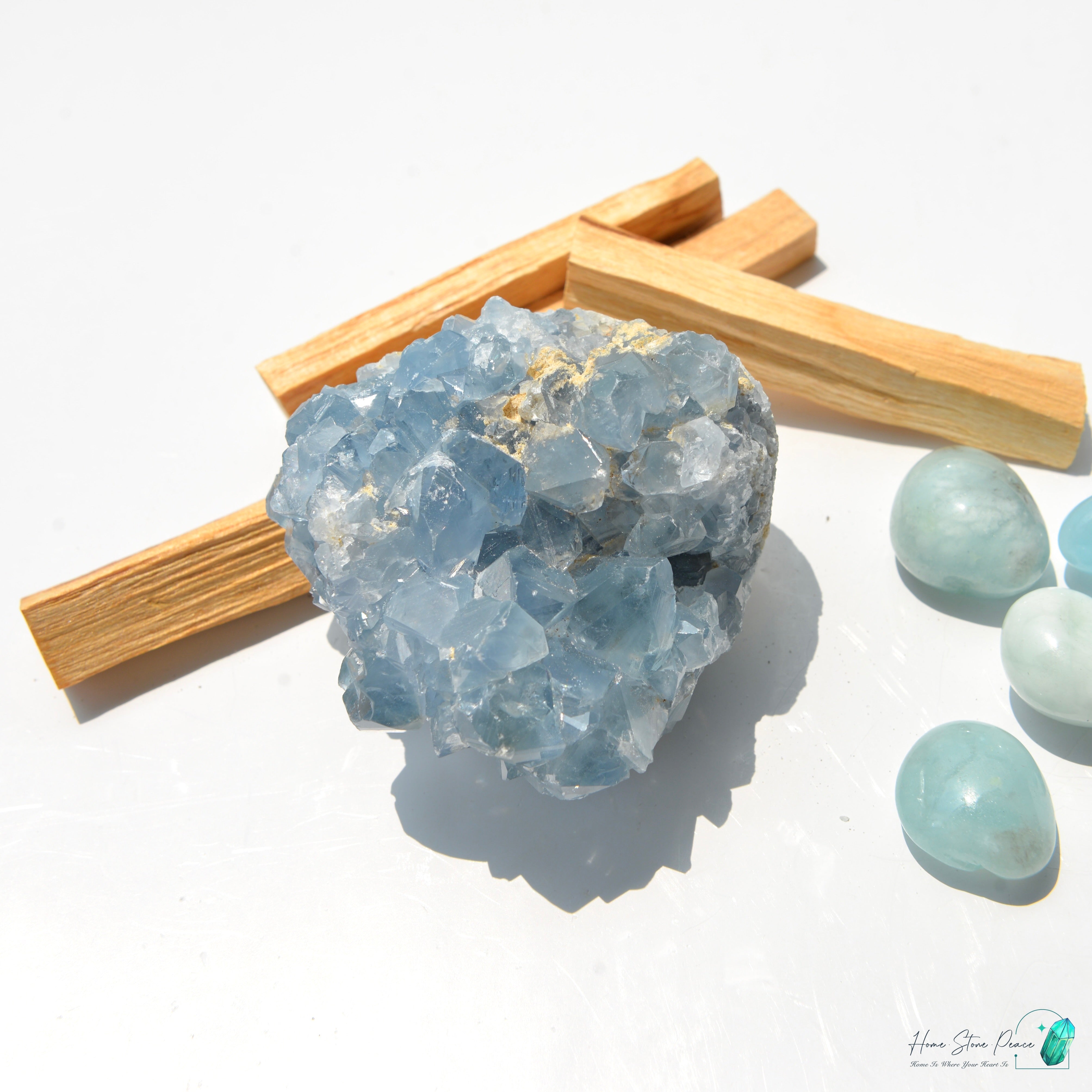 天青石原石セレスタイトクラスター