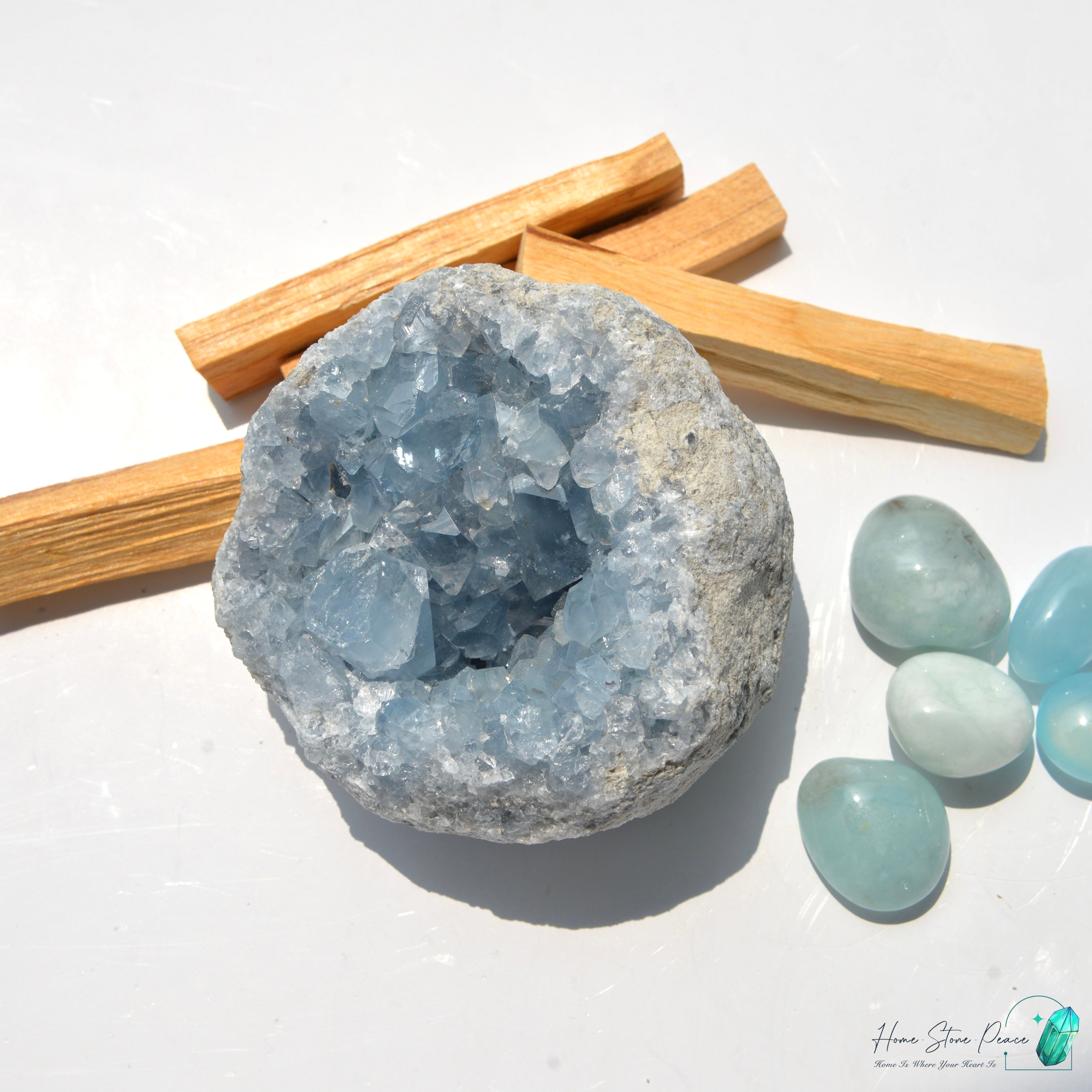 天青石原石セレスタイトクラスター