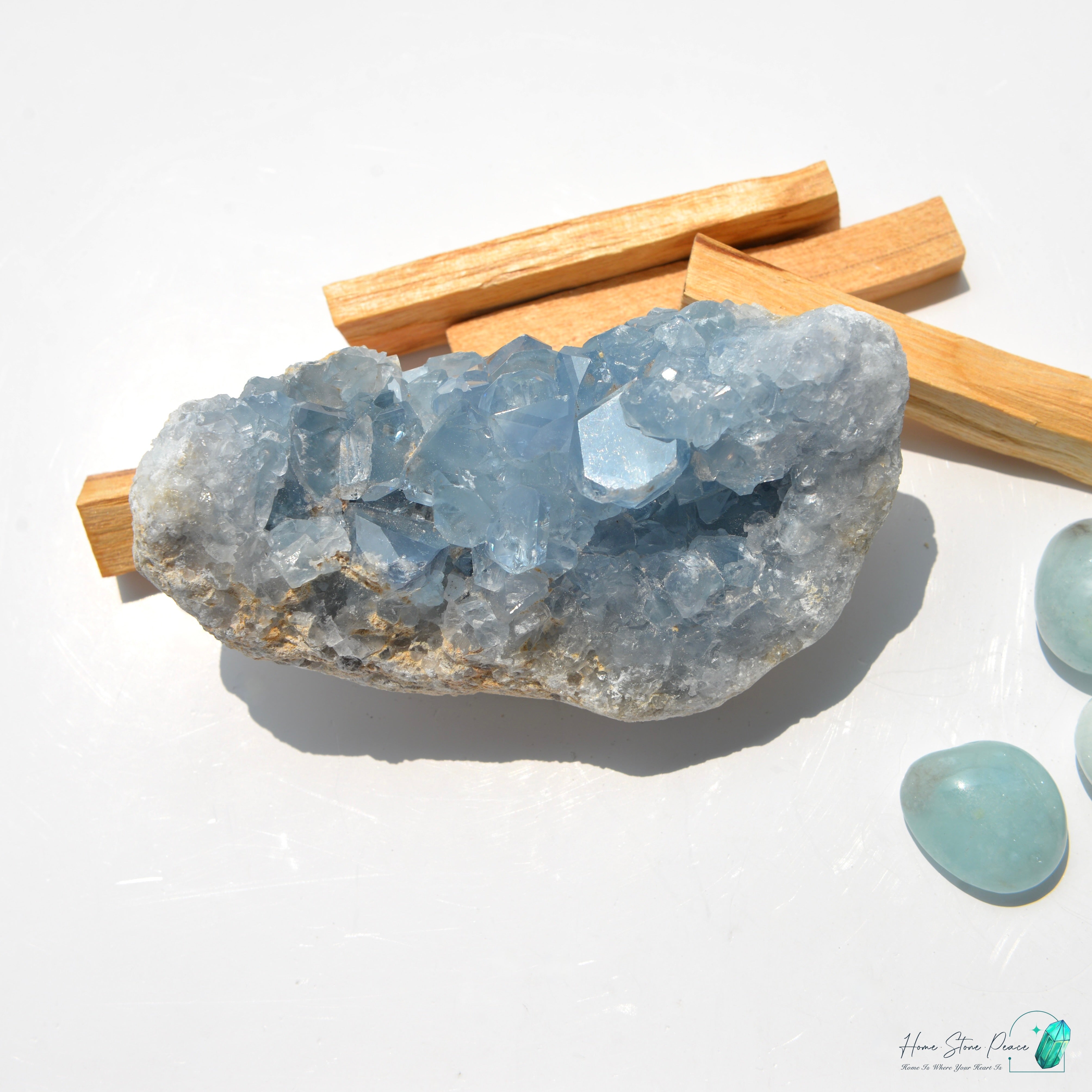 天青石原石セレスタイトクラスター