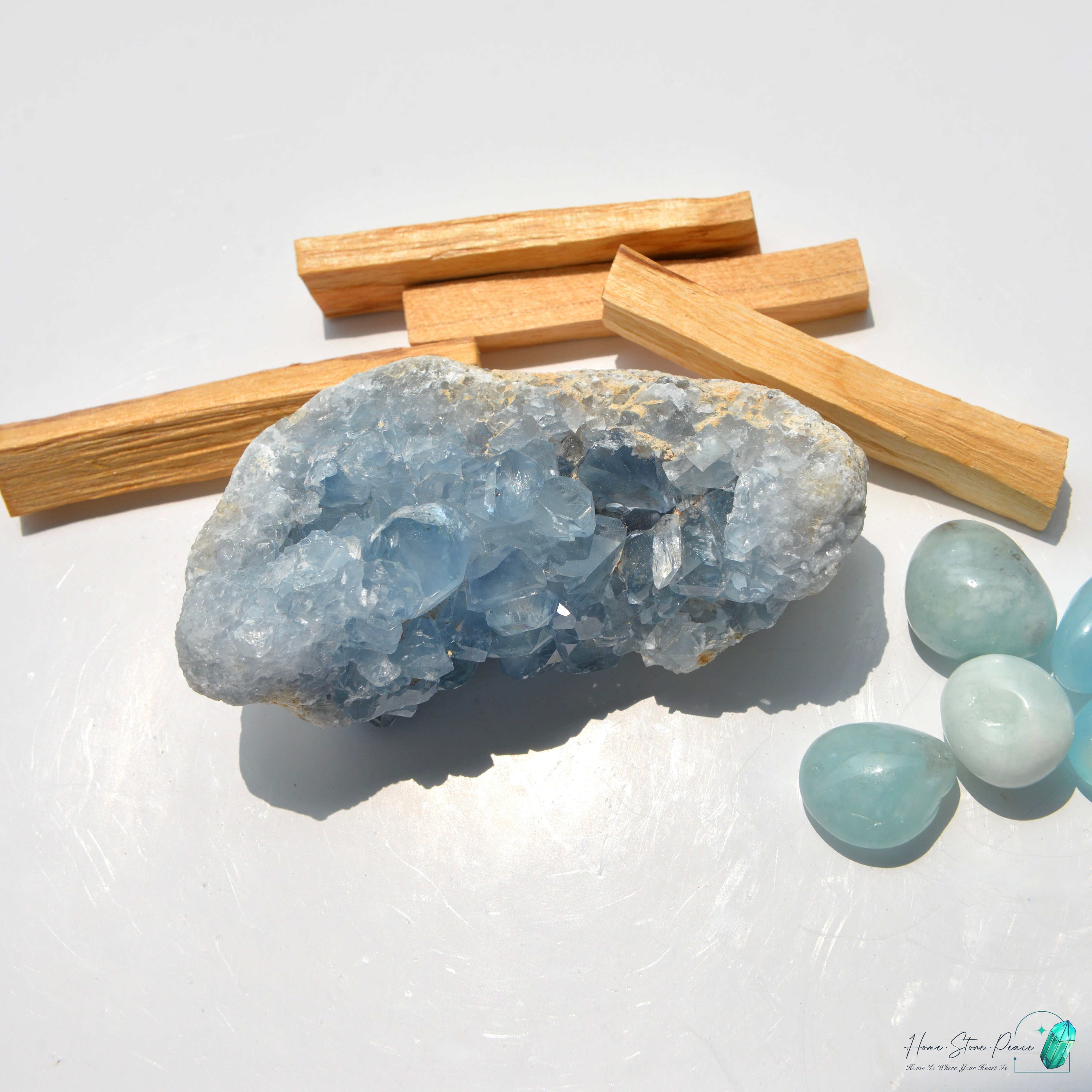 天青石原石セレスタイトクラスター