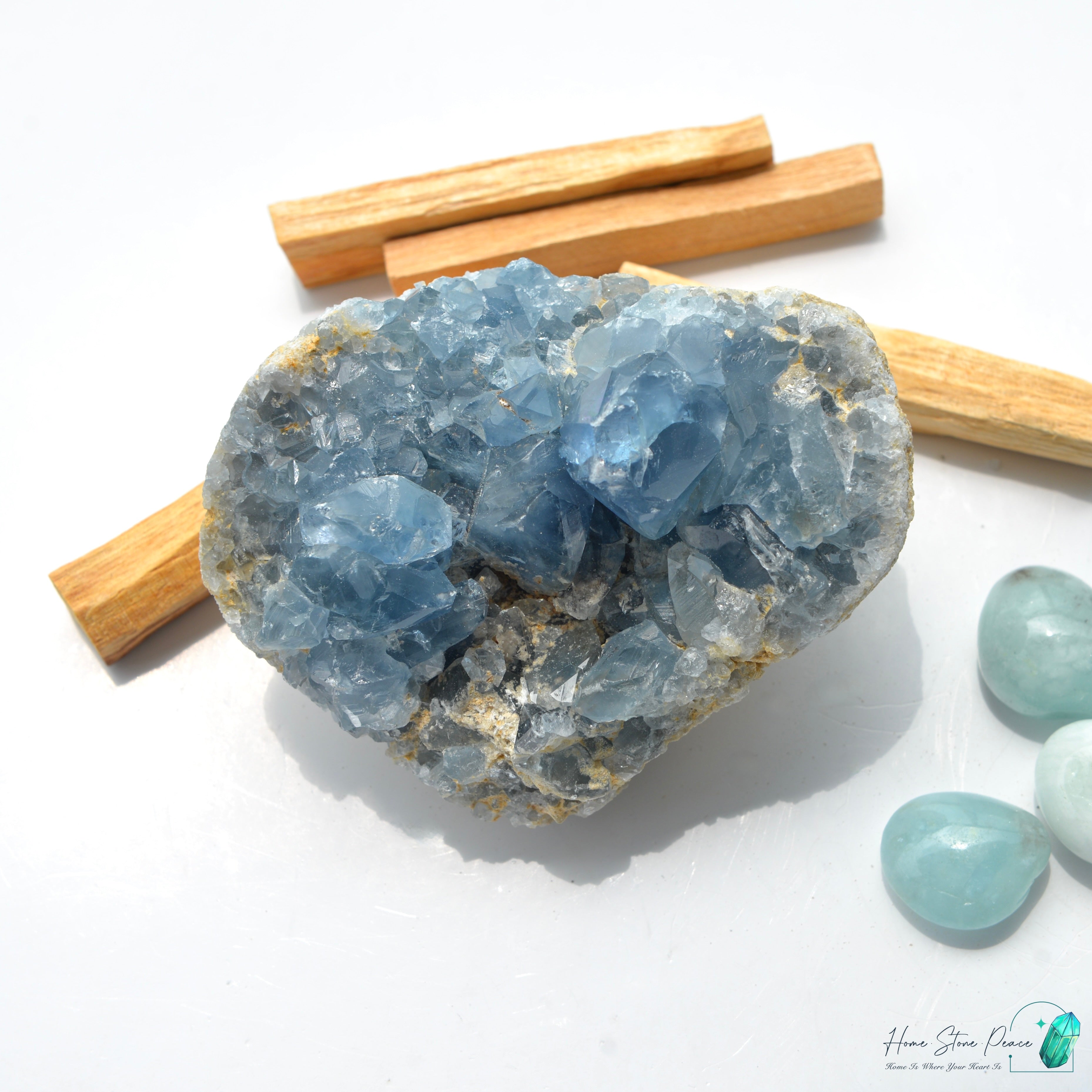 天青石原石セレスタイトクラスター