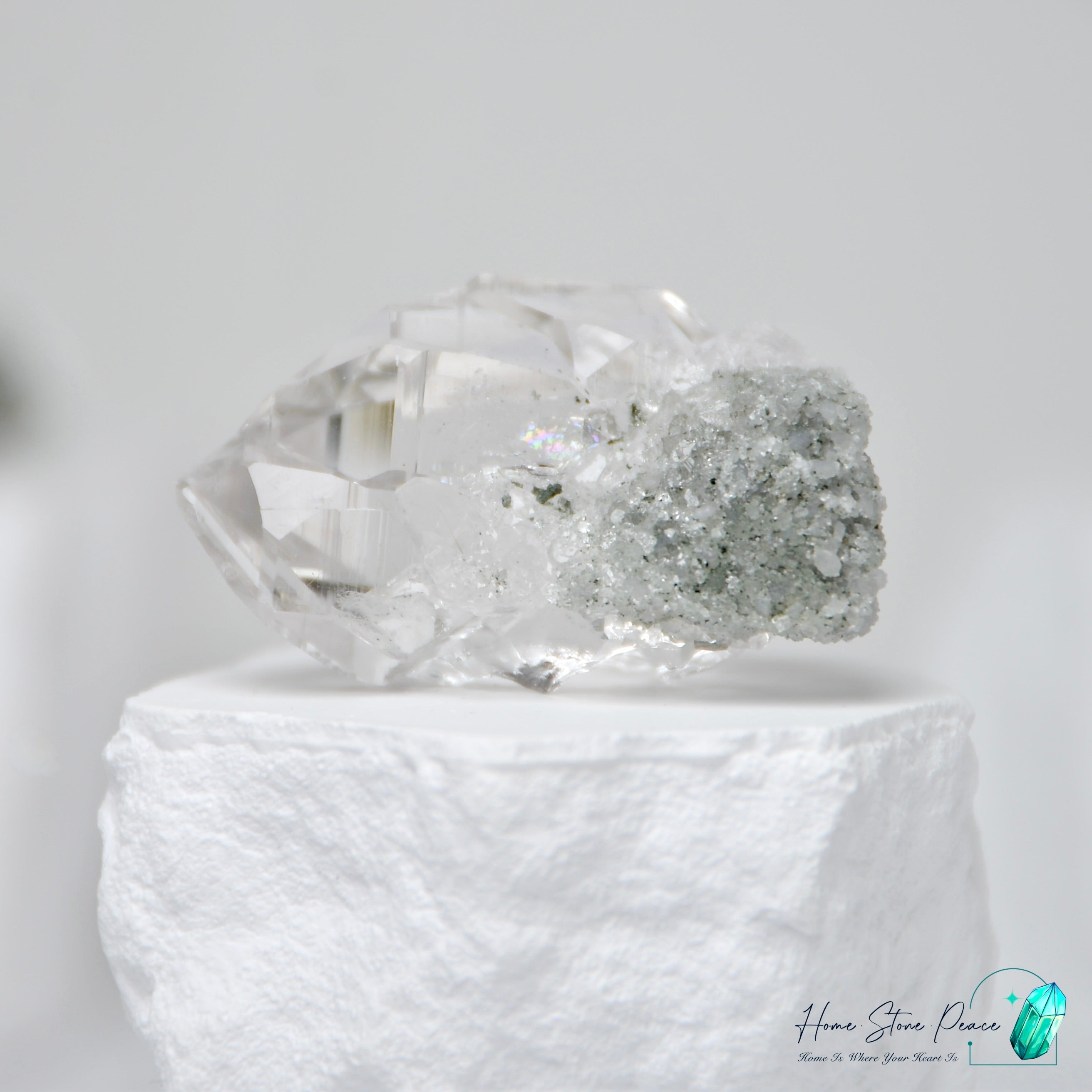 <tc>グリーンファントム入りヒマラヤ水晶(クローライト)</tc>