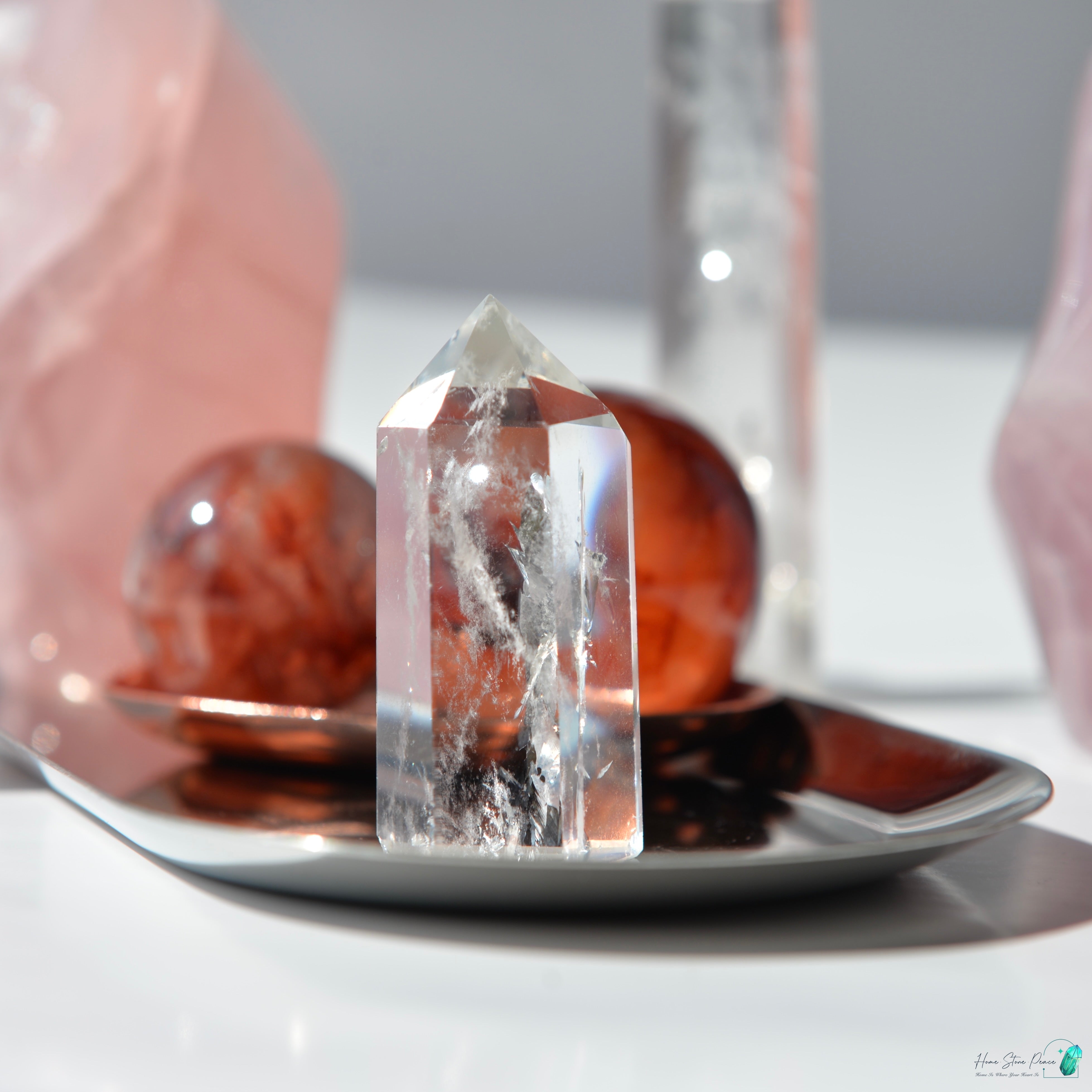 白水晶小柱 Clear Quartz Tower