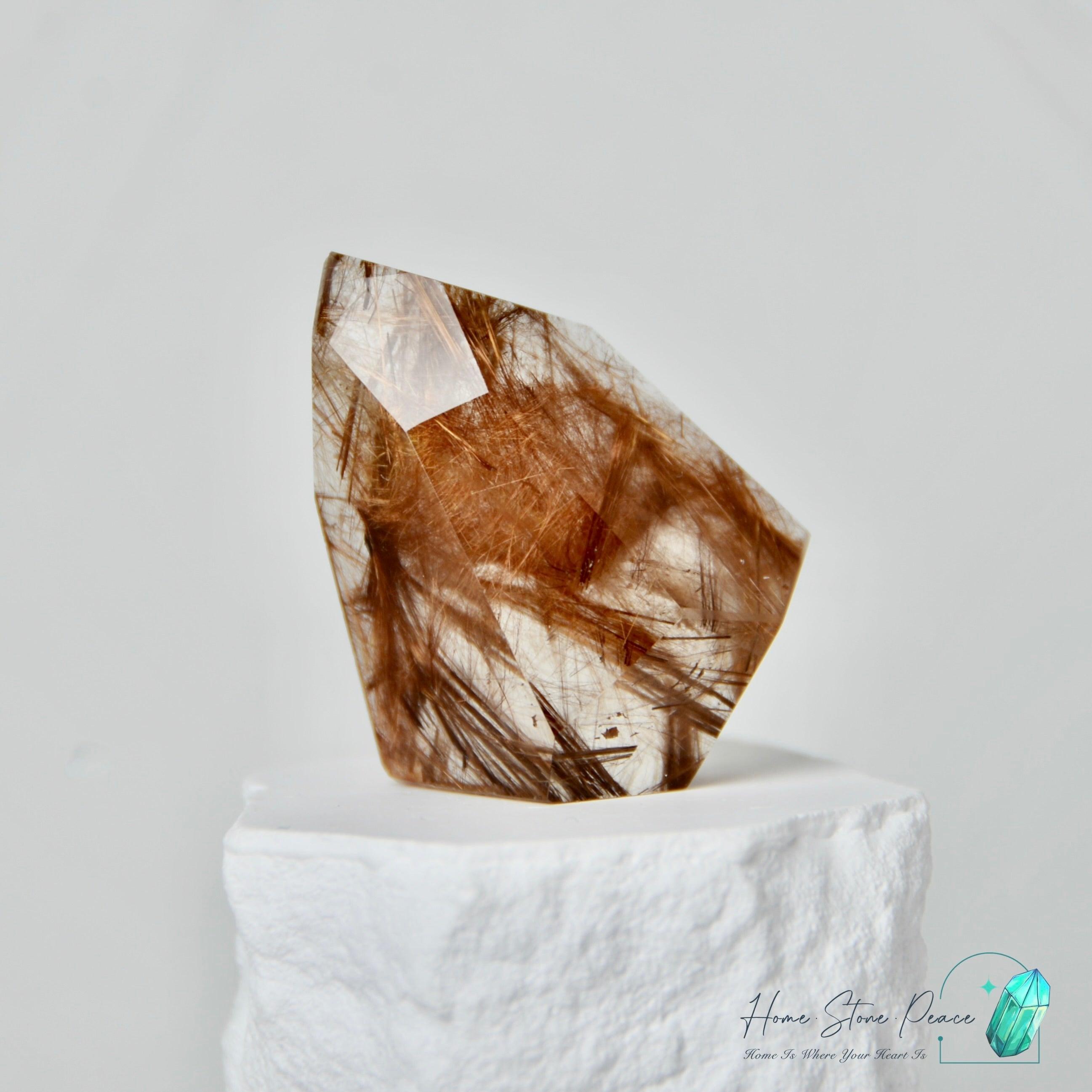 <tc>ブラジル産ブロンズルチルクォーツフリーフォーム</tc>