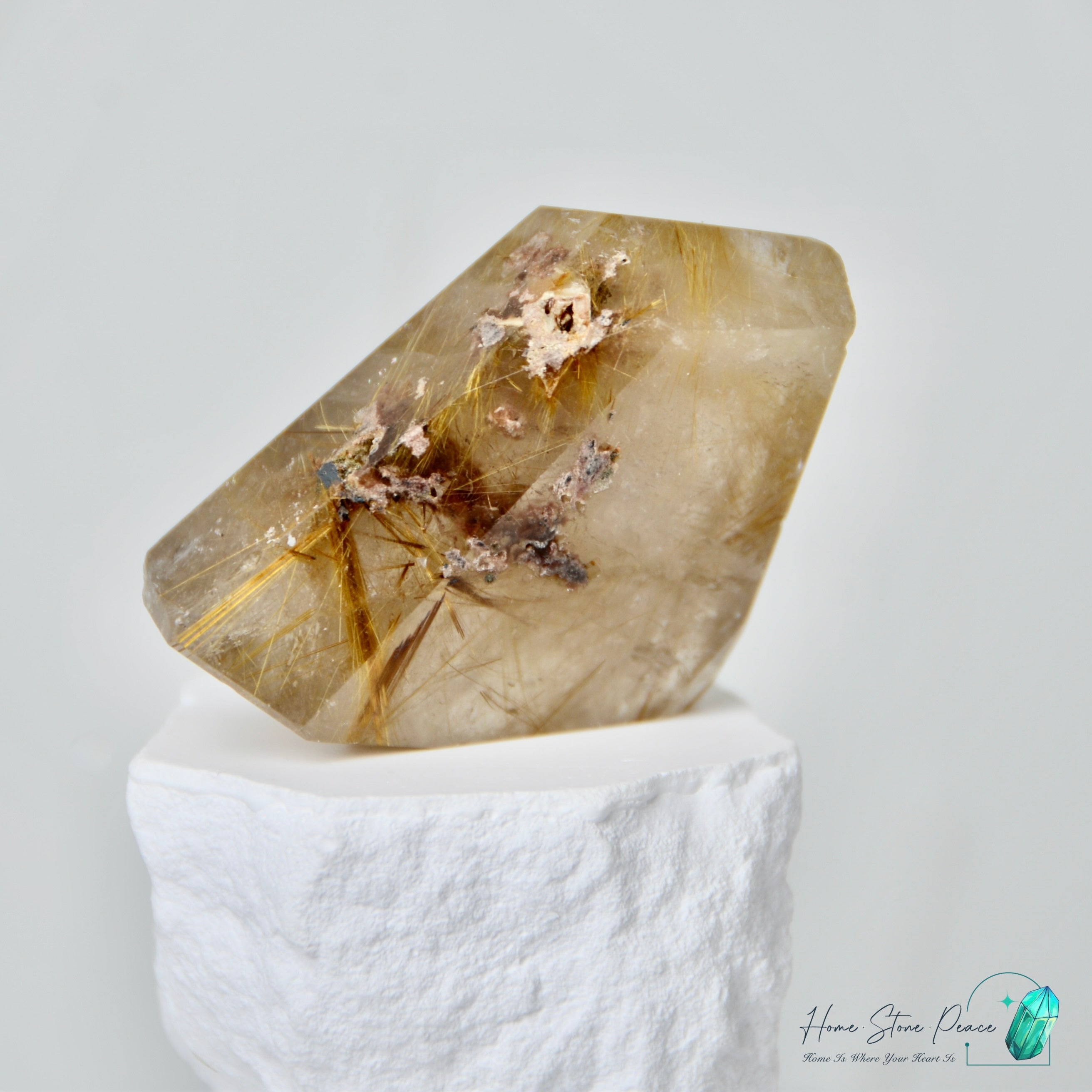 <tc>ブラジル産ゴールドルチルクォーツ フリーフォーム</tc>