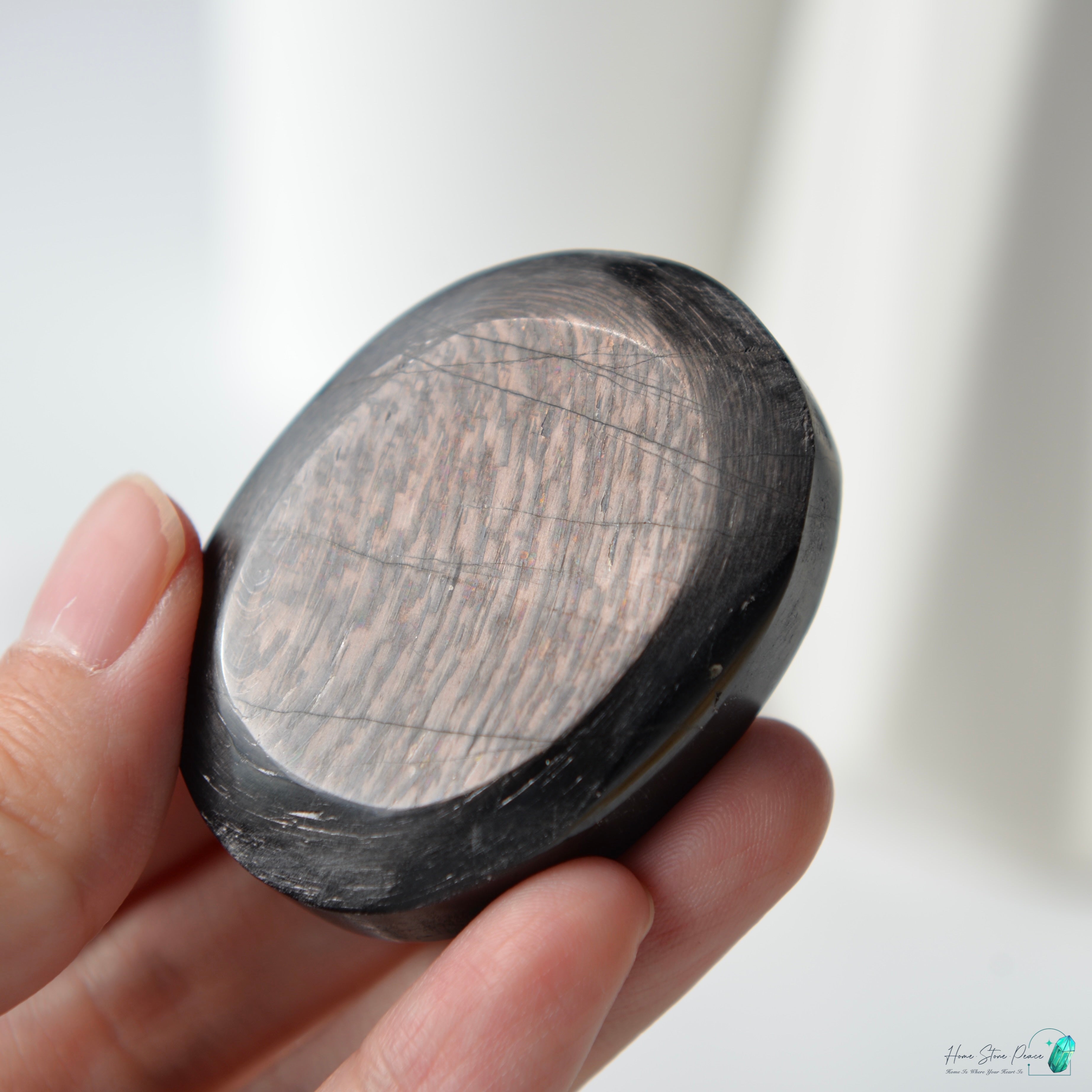蘇輝石(金運石)手握り石 Hypersthene Palm Stone