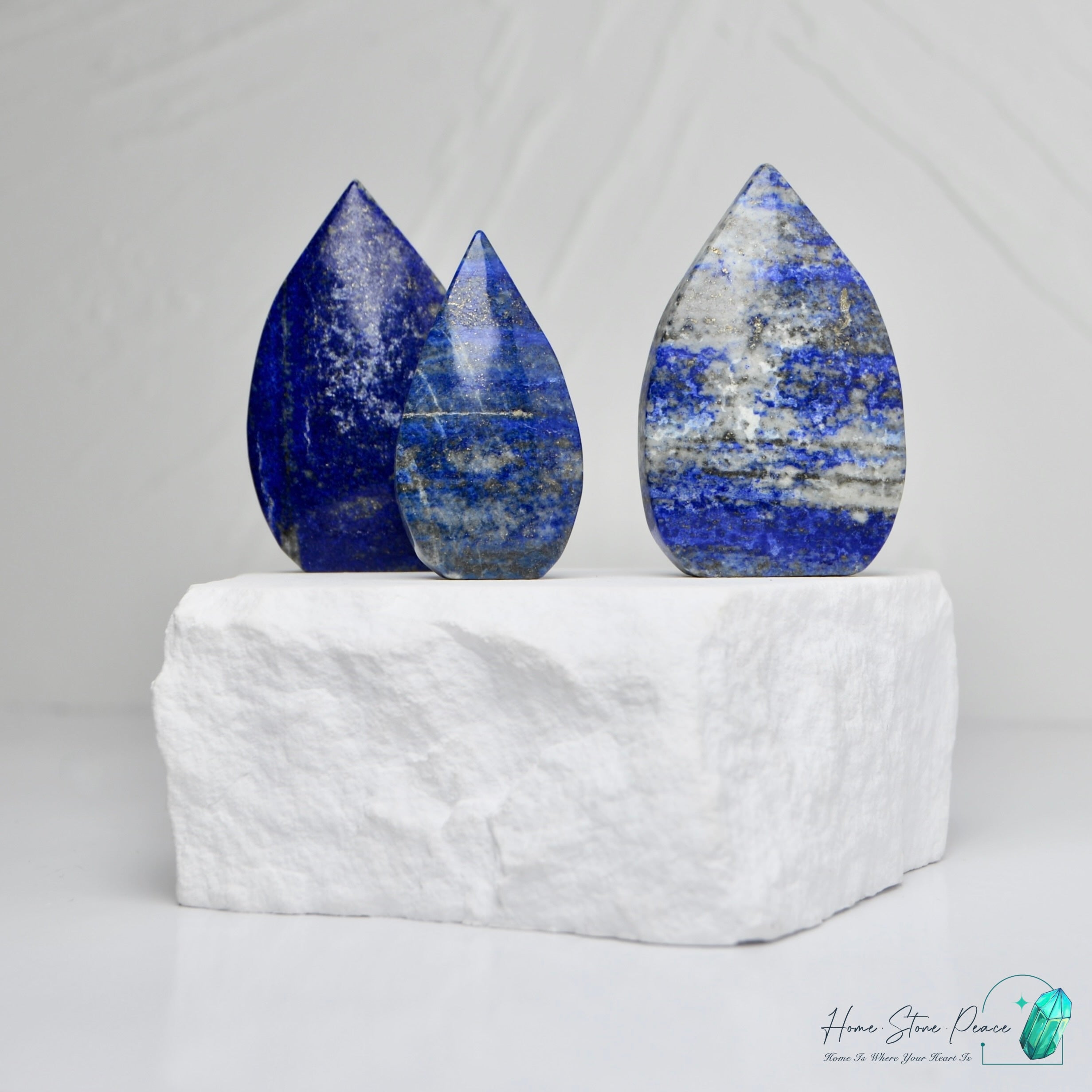 青金石小水滴擺件組合 Lazurite Water Drop Set