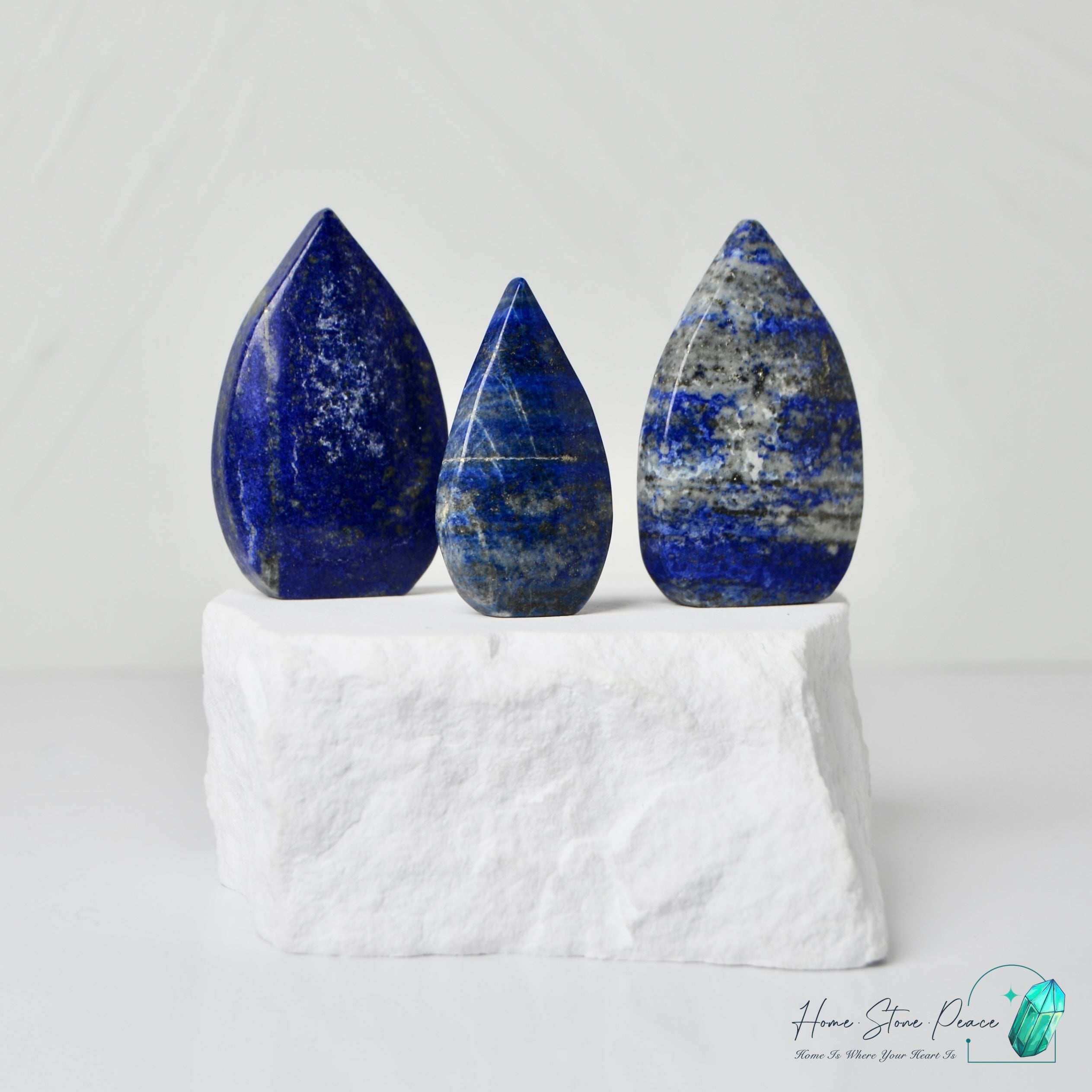 青金石小水滴擺件組合 Lazurite Water Drop Set