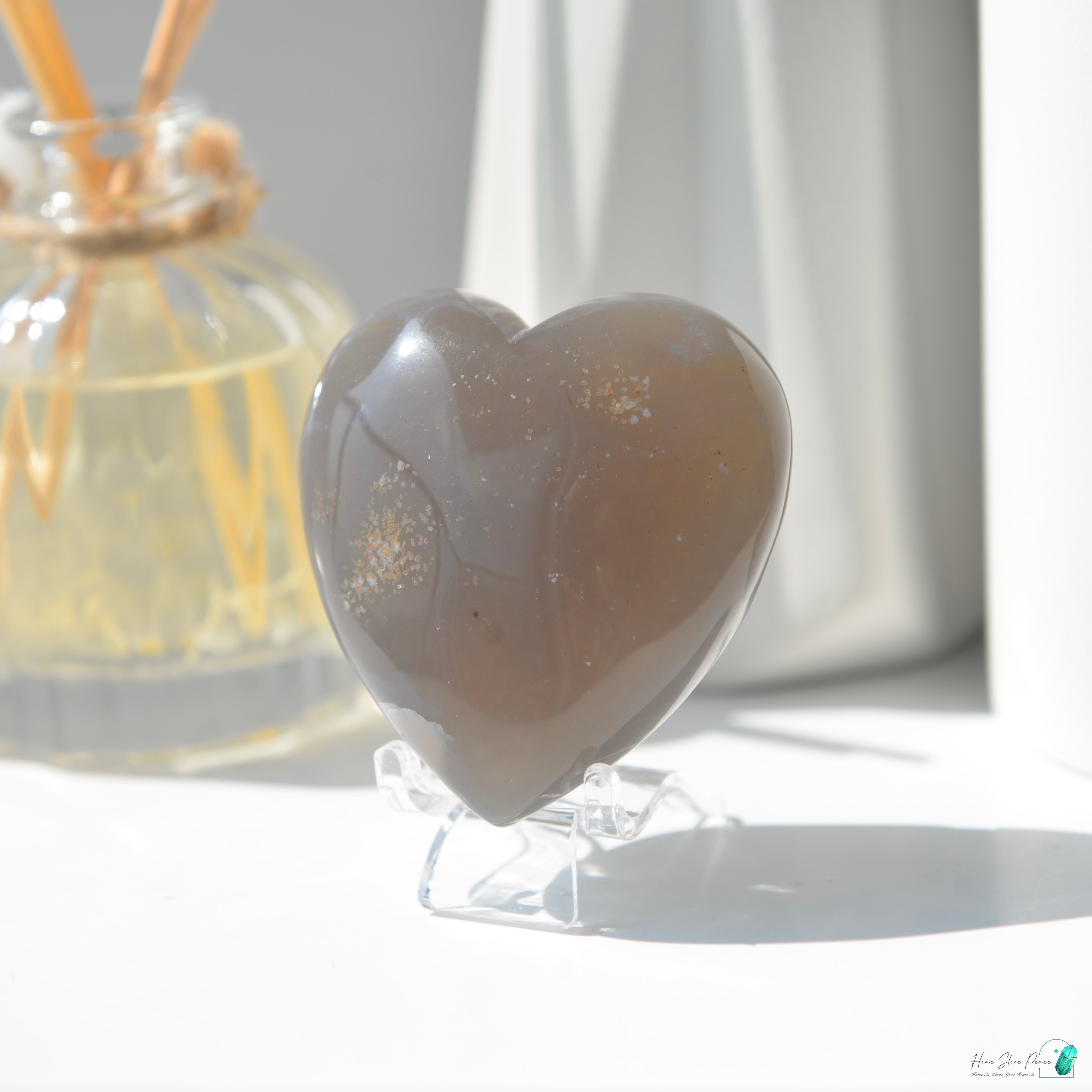 瑪瑙晶洞心 Agate Geode Heart