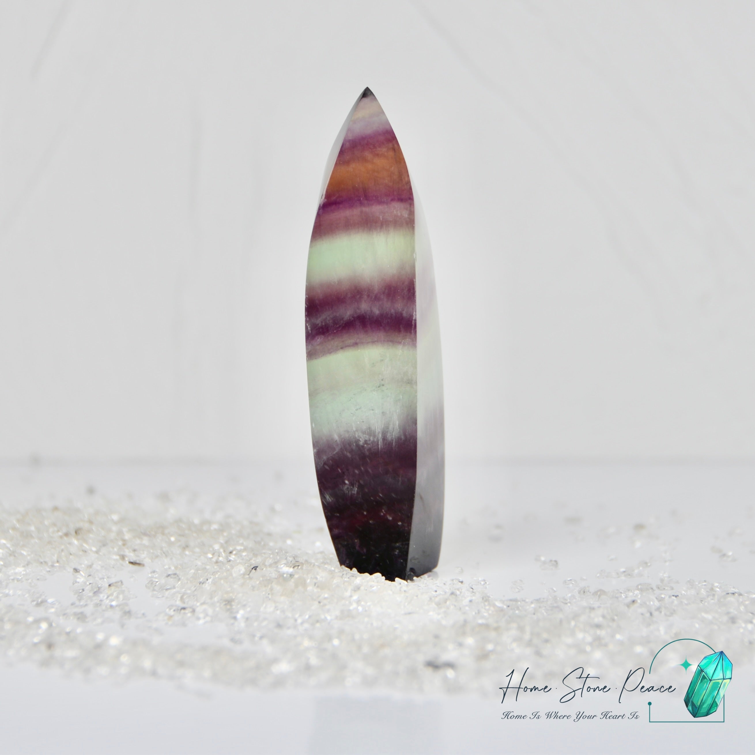 旋轉形螢石柱 Spiral Fluorite Tower