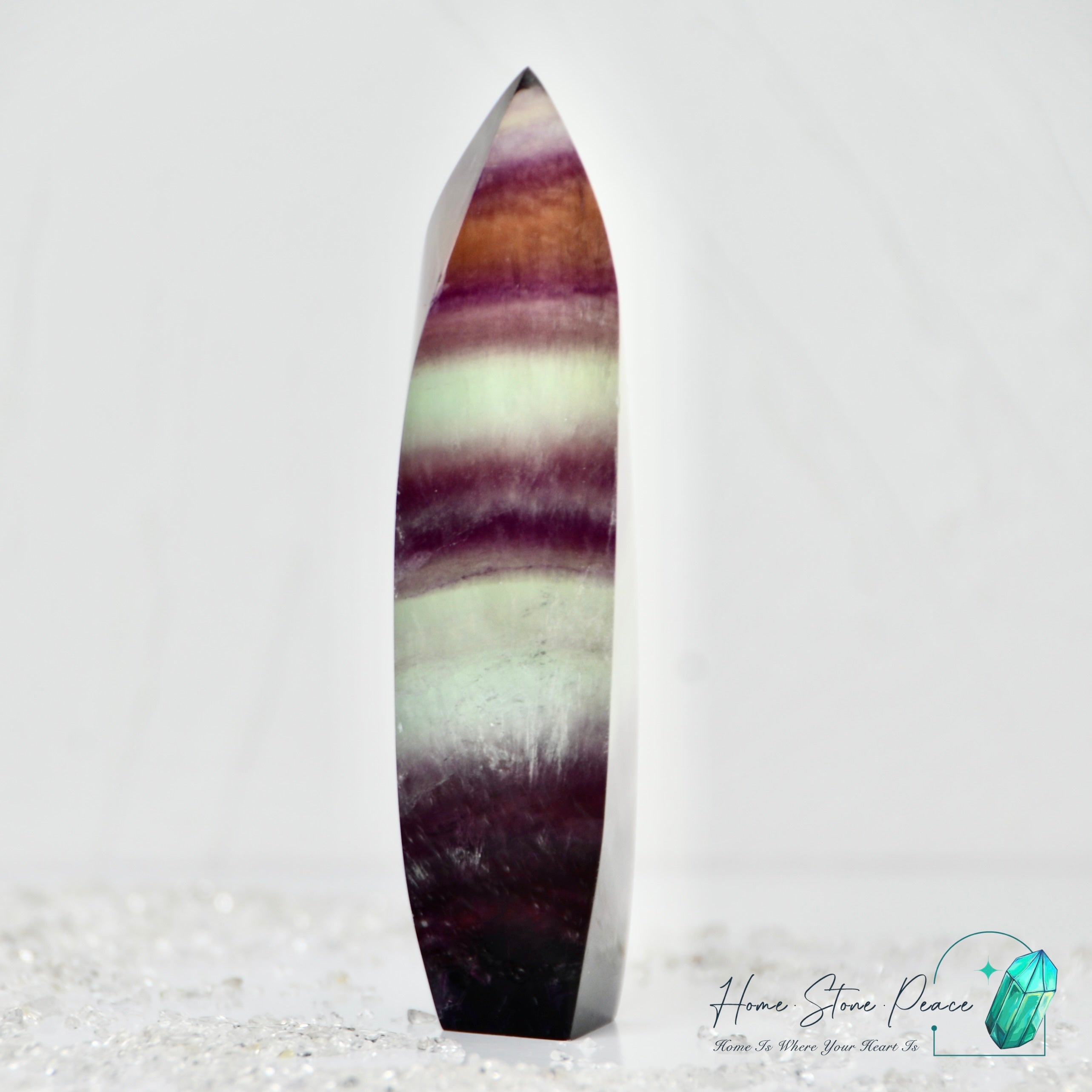 旋轉形螢石柱 Spiral Fluorite Tower