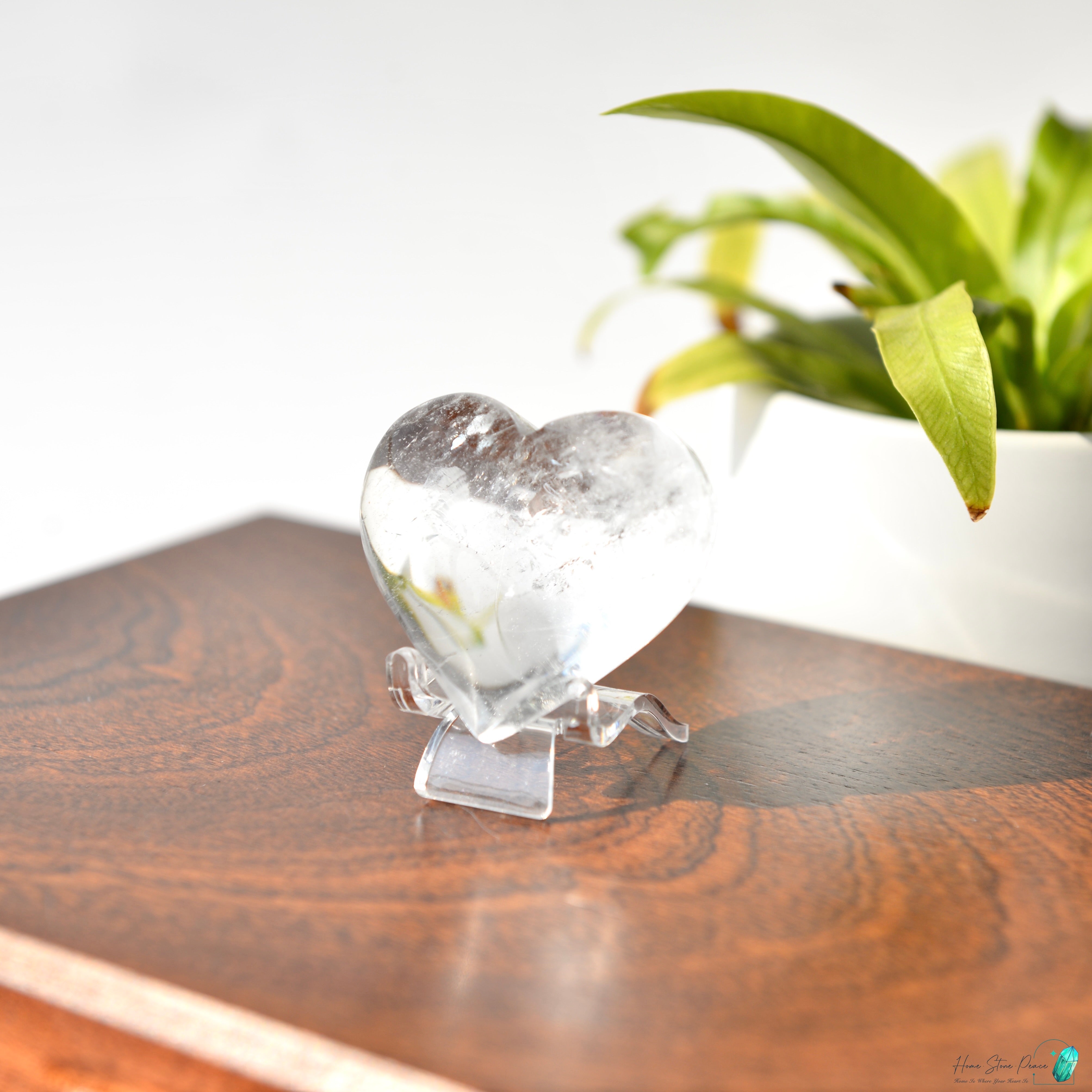 白水晶心 Clear Quartz Heart