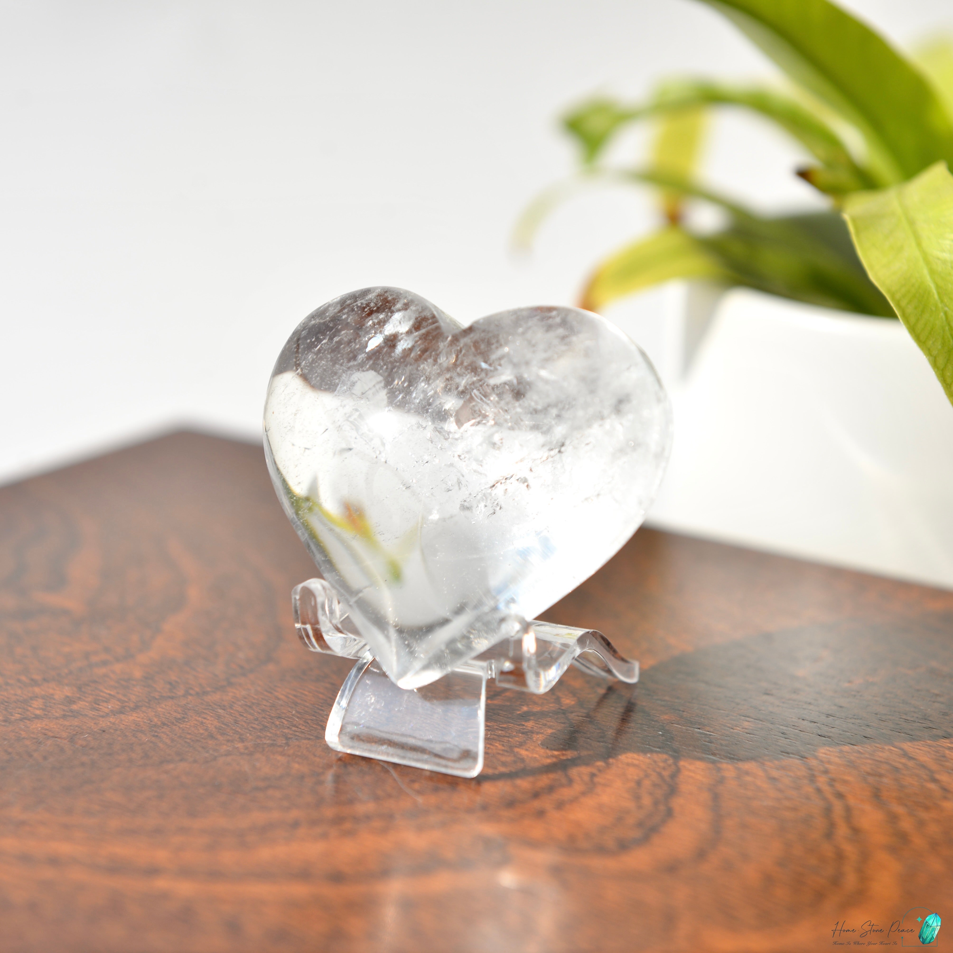 白水晶心 Clear Quartz Heart
