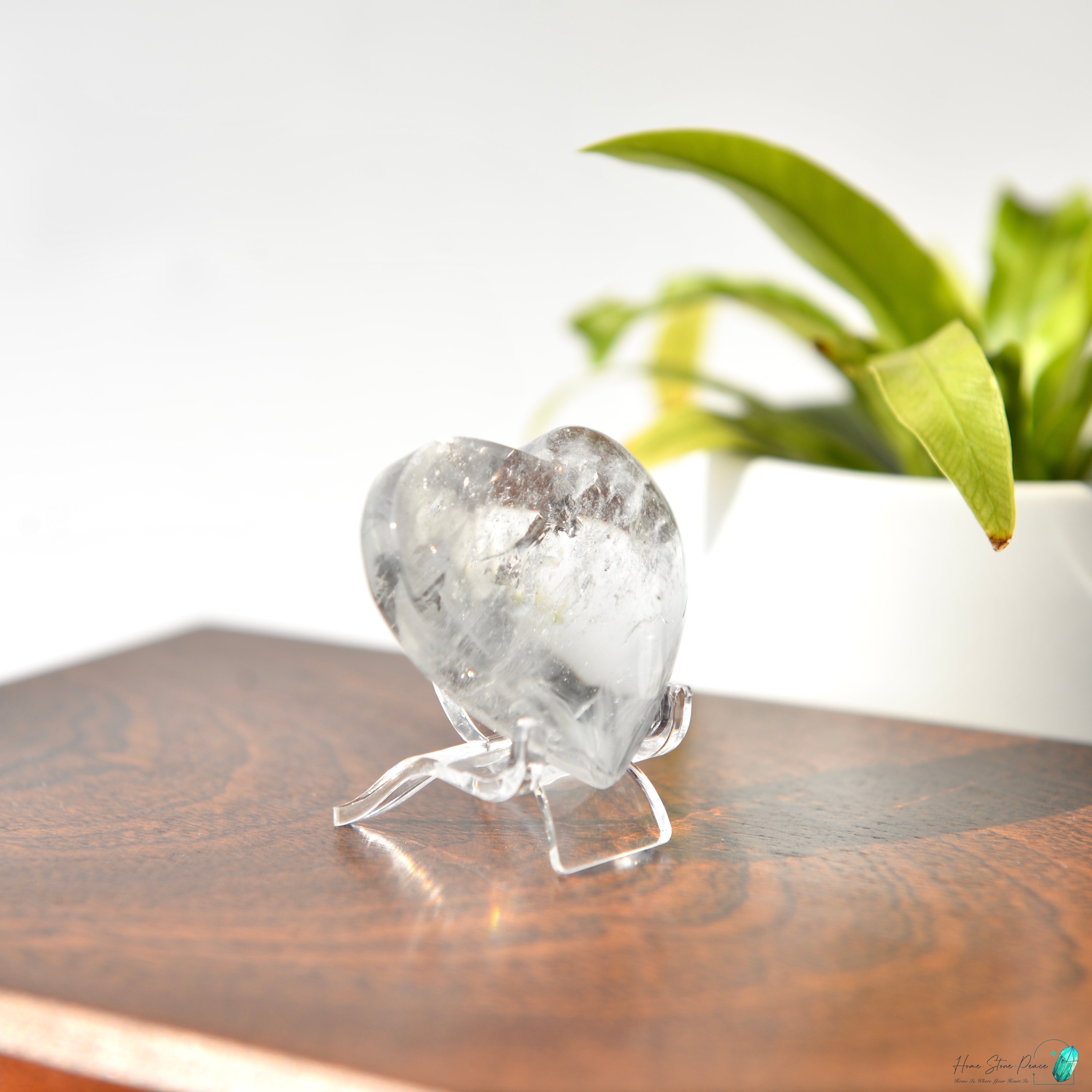 白水晶心 Clear Quartz Heart