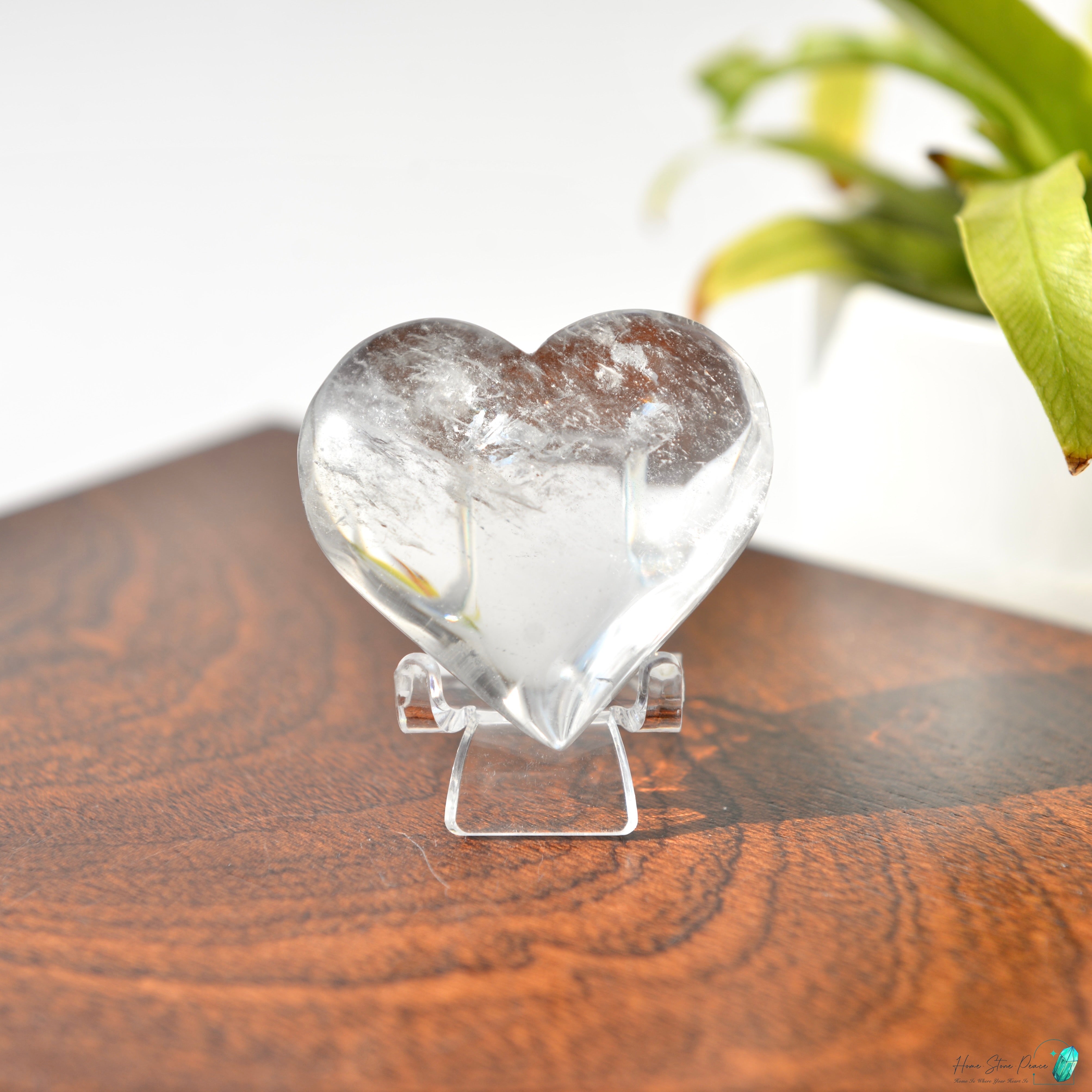 白水晶心 Clear Quartz Heart