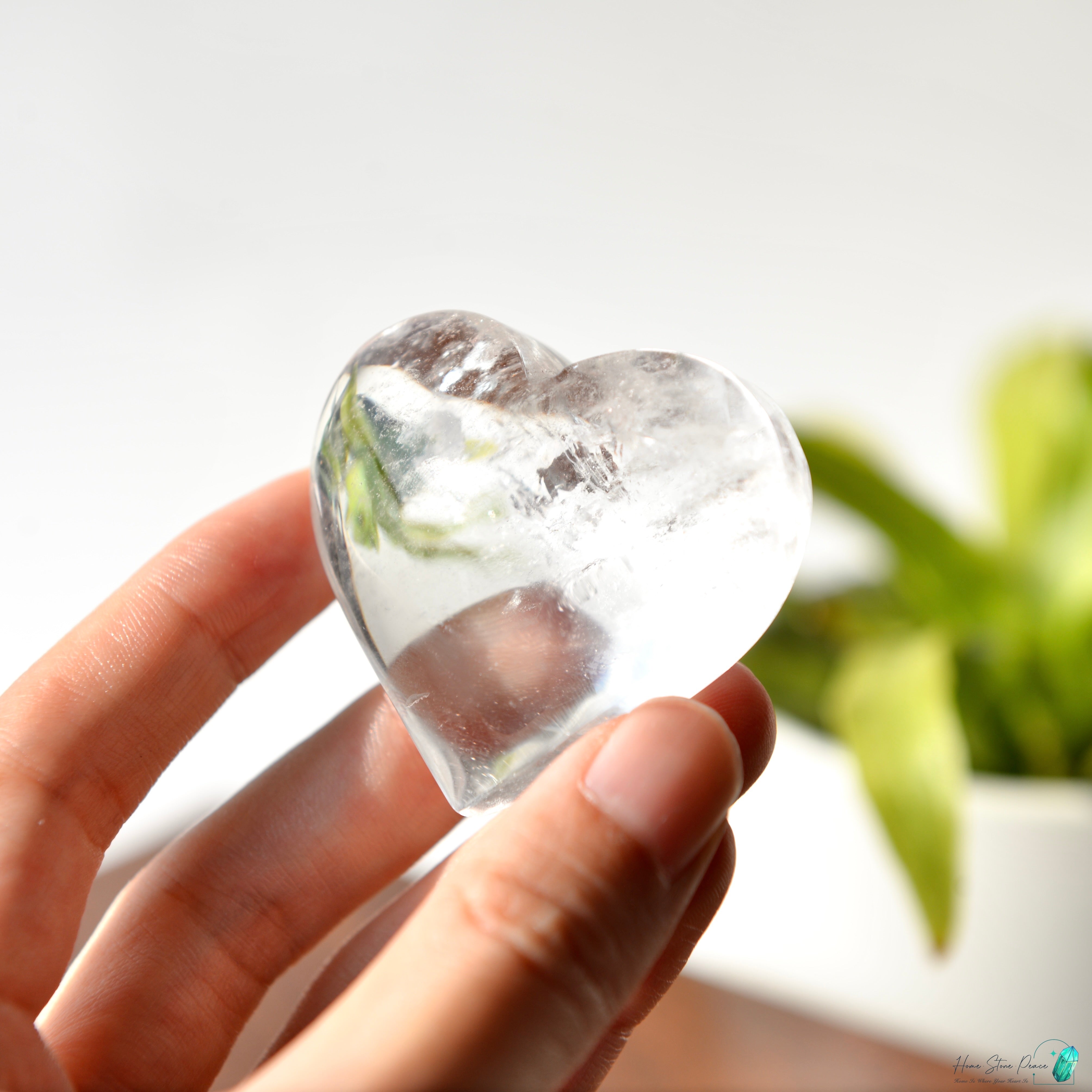 白水晶心 Clear Quartz Heart