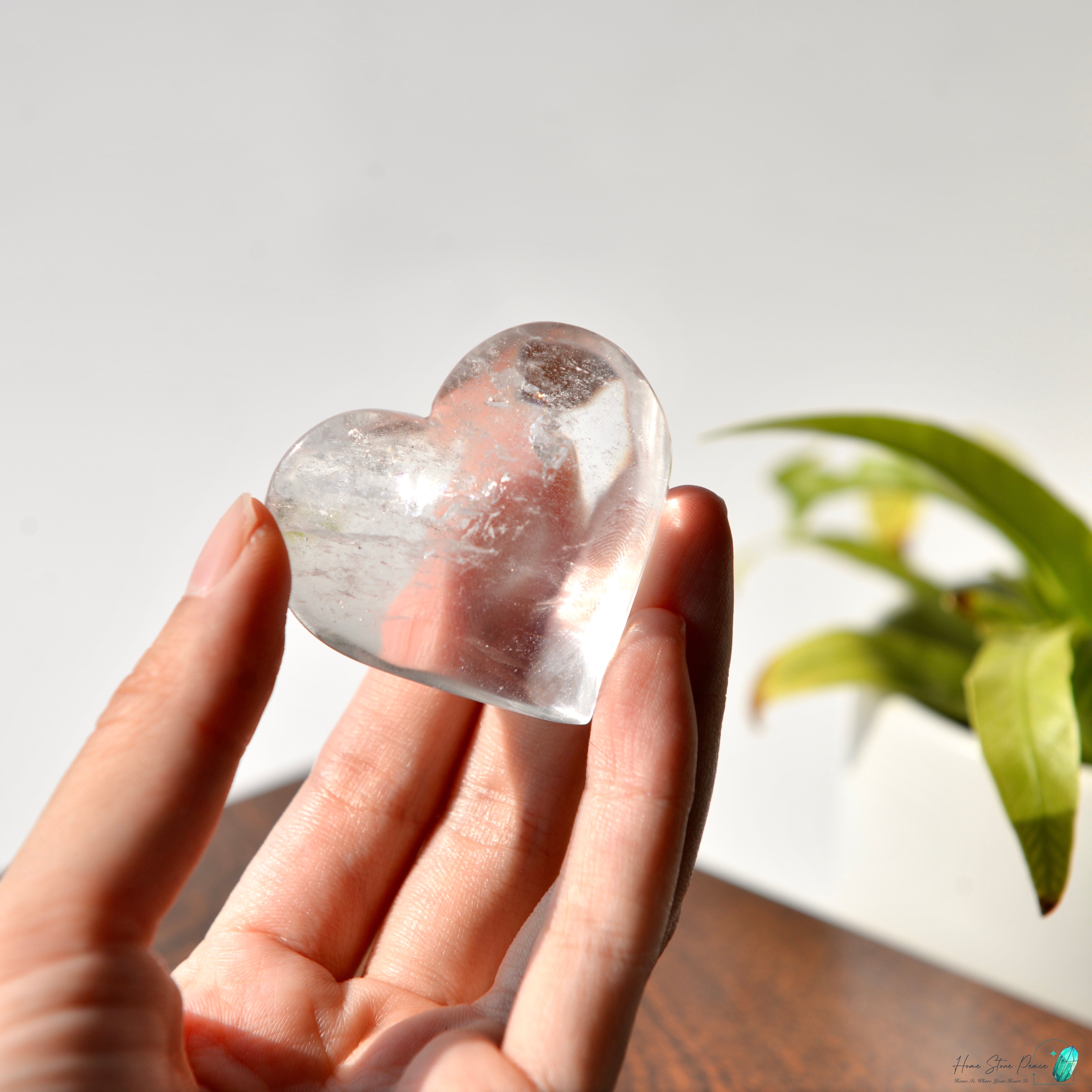白水晶心 Clear Quartz Heart