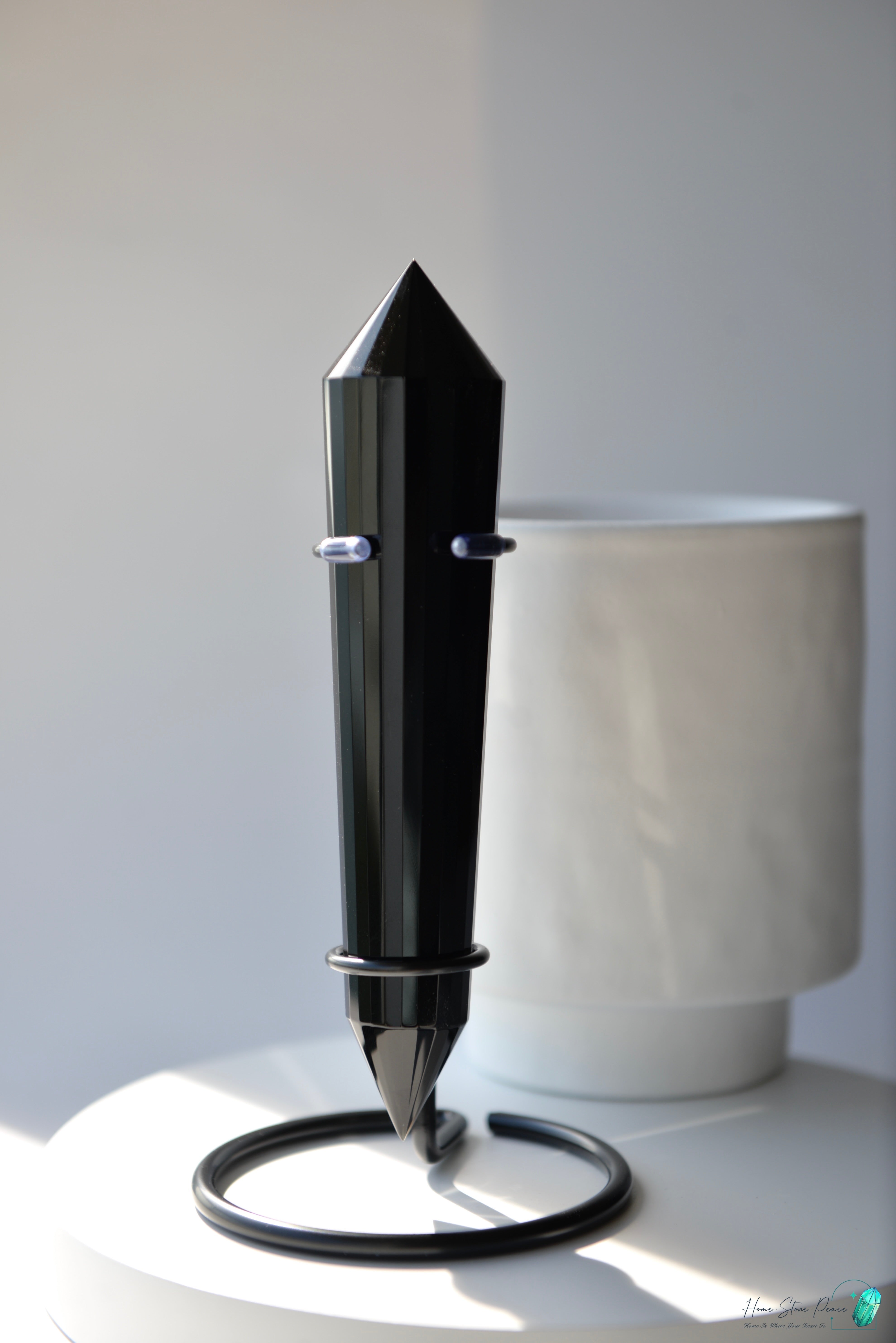 純手工沃格爾黑曜石 (24面)Handcrafted Obsidian Vogel Cut (24 sides)