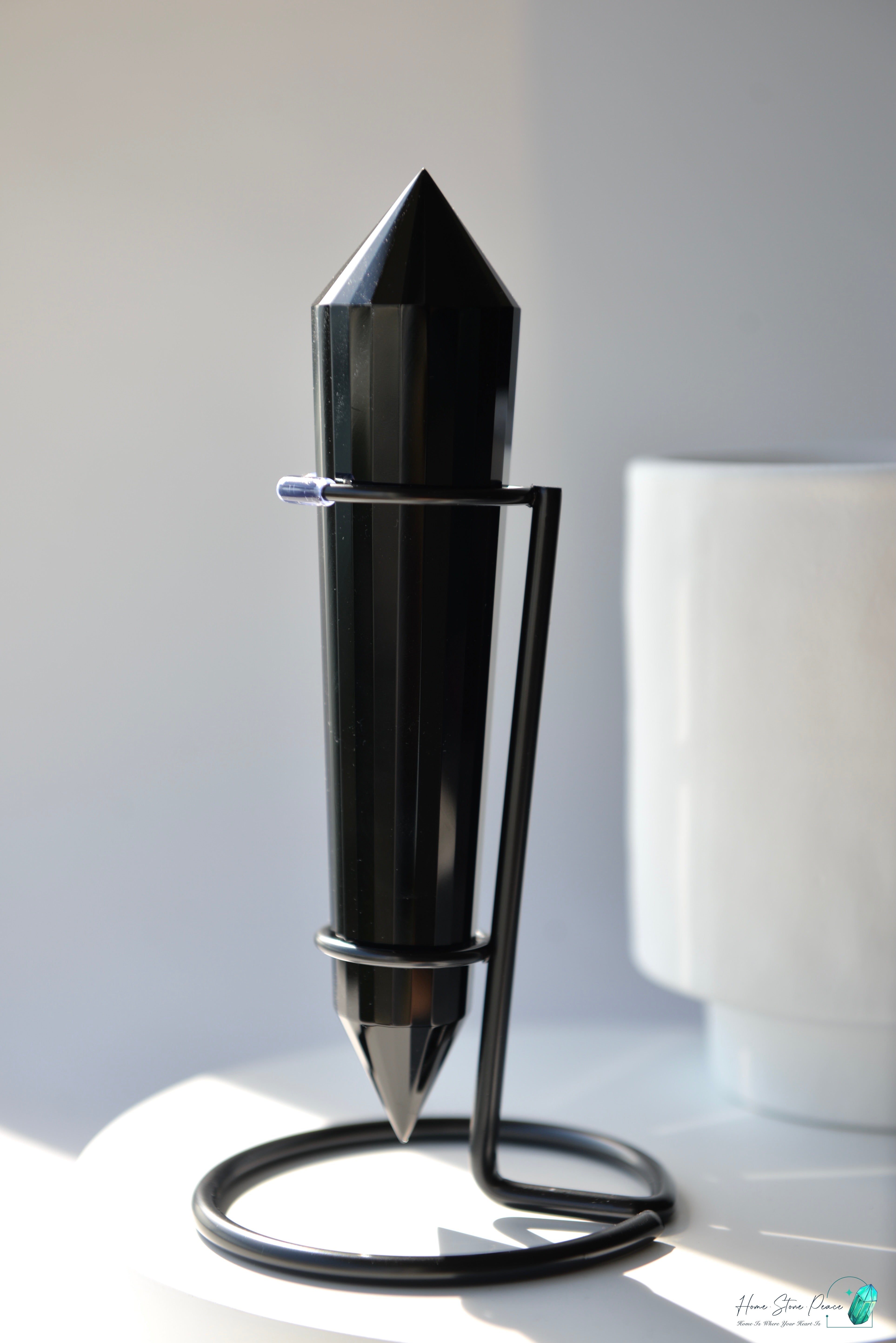 純手工沃格爾黑曜石 (24面)Handcrafted Obsidian Vogel Cut (24 sides)