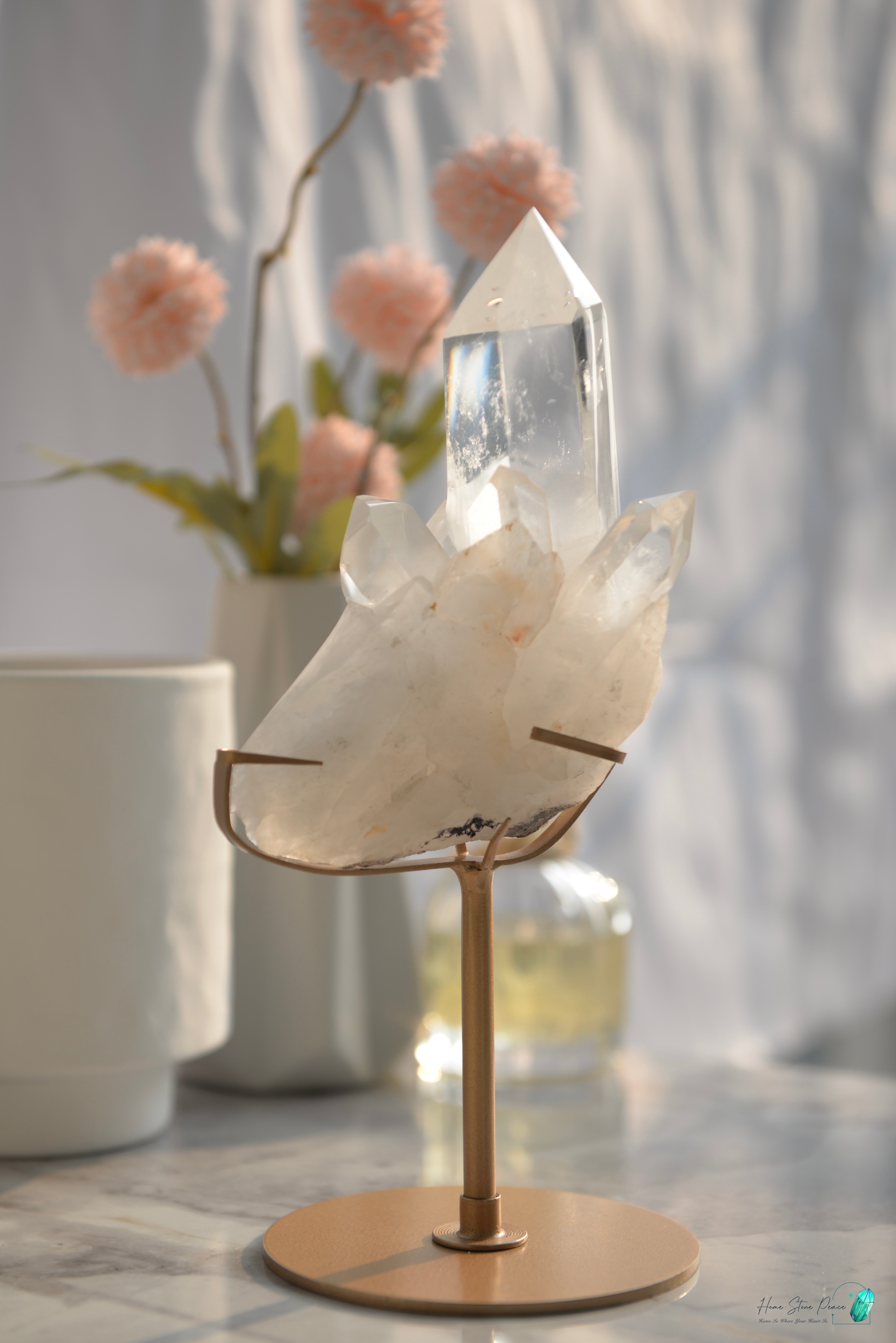 白水晶簇 クリアクォーツクラスター