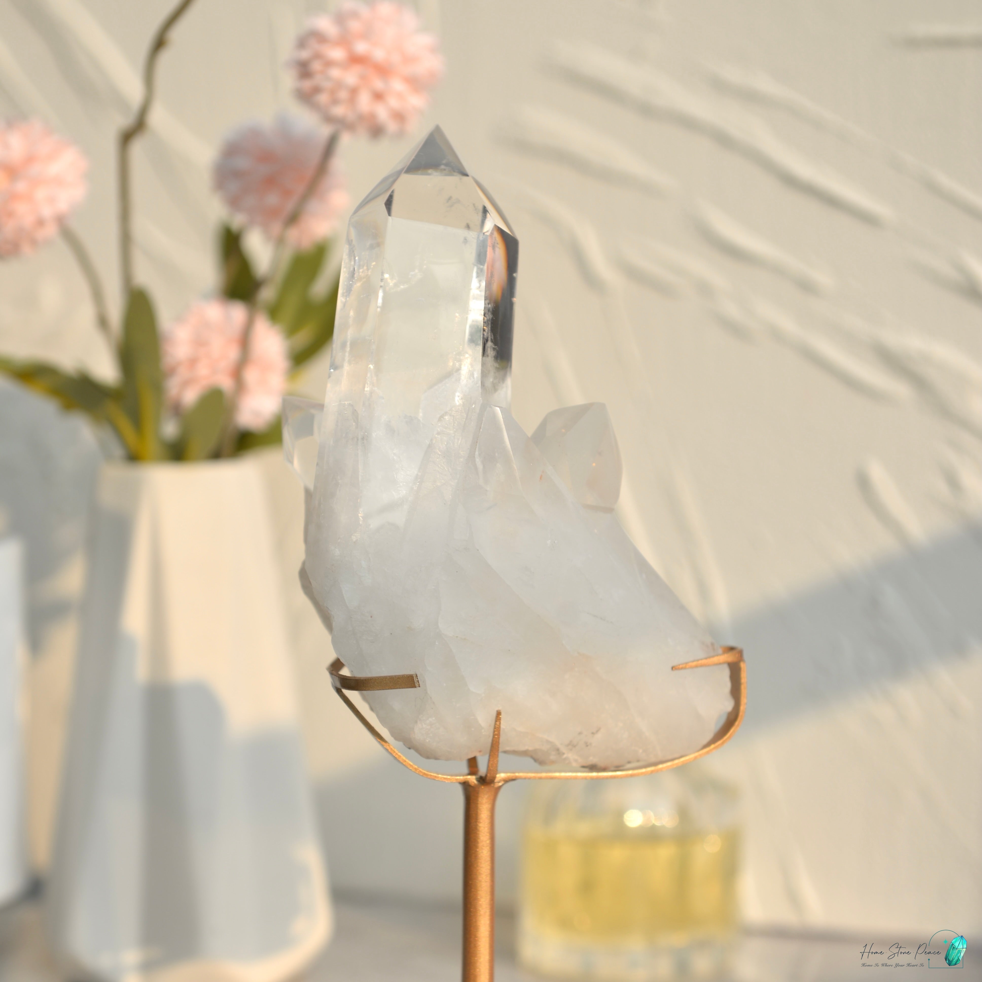 白水晶簇 クリアクォーツクラスター