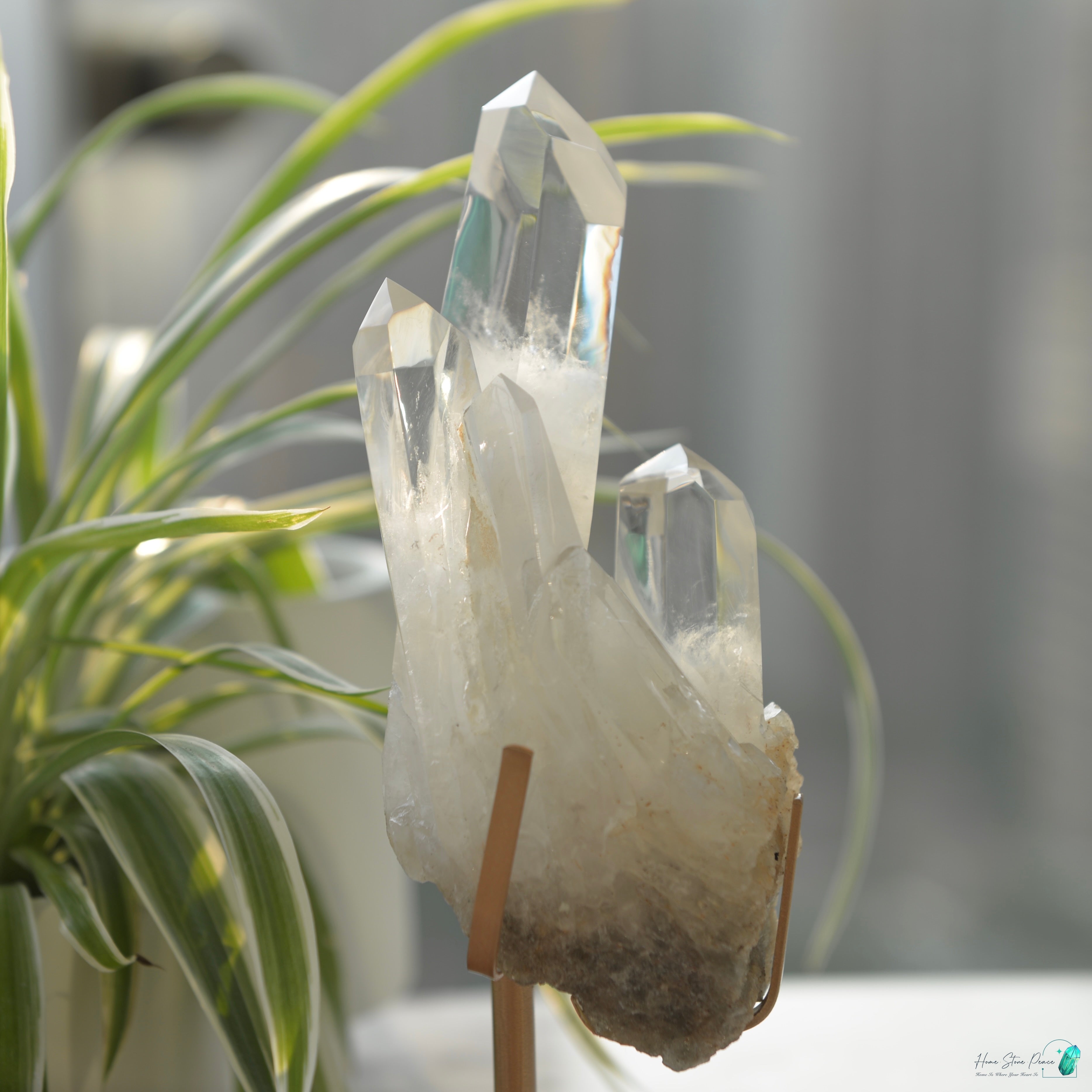 白水晶簇 クリアクォーツクラスター