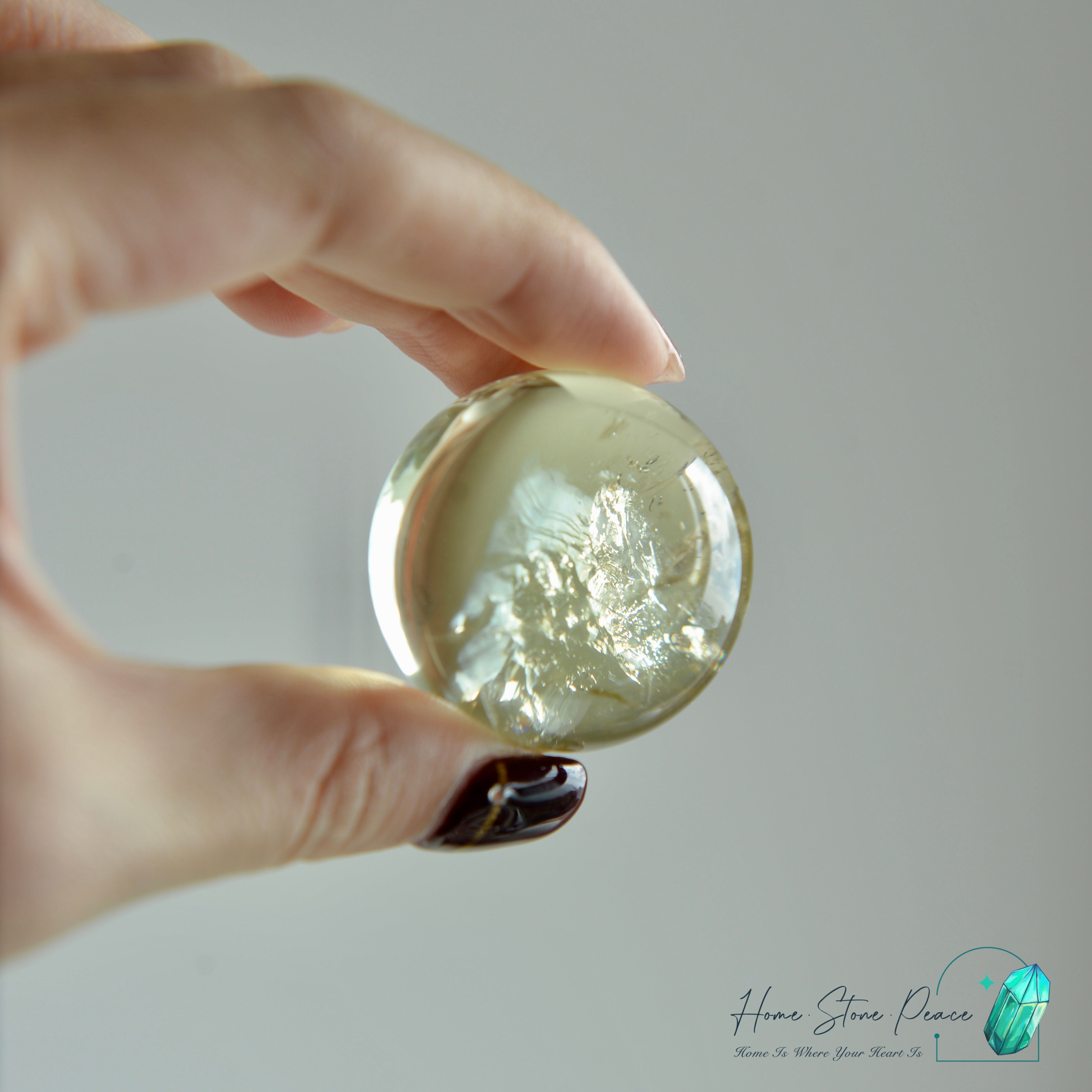 茶黃水晶球 Smoky Citrine Sphere