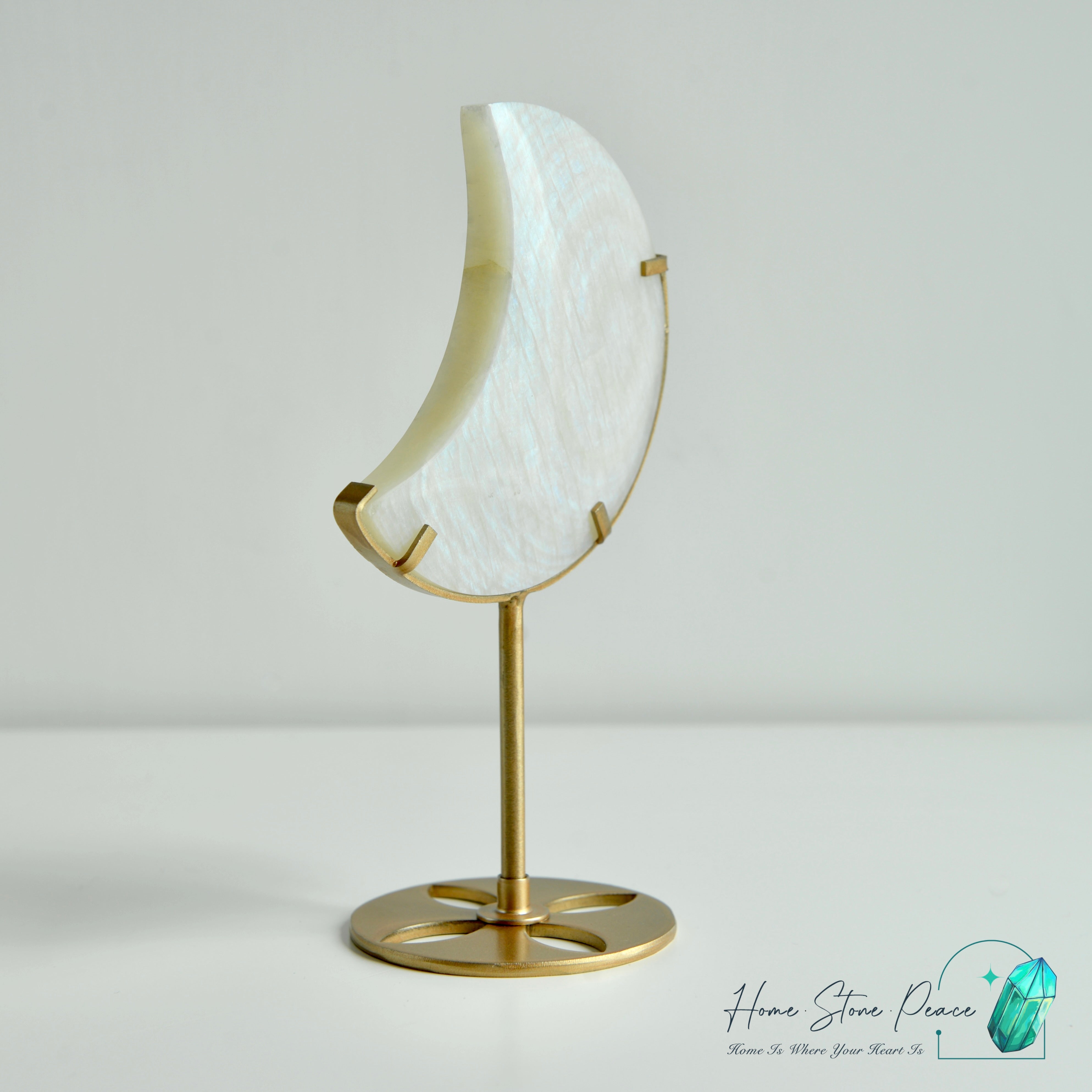 月亮石連座 ムーンストーン スタンド付