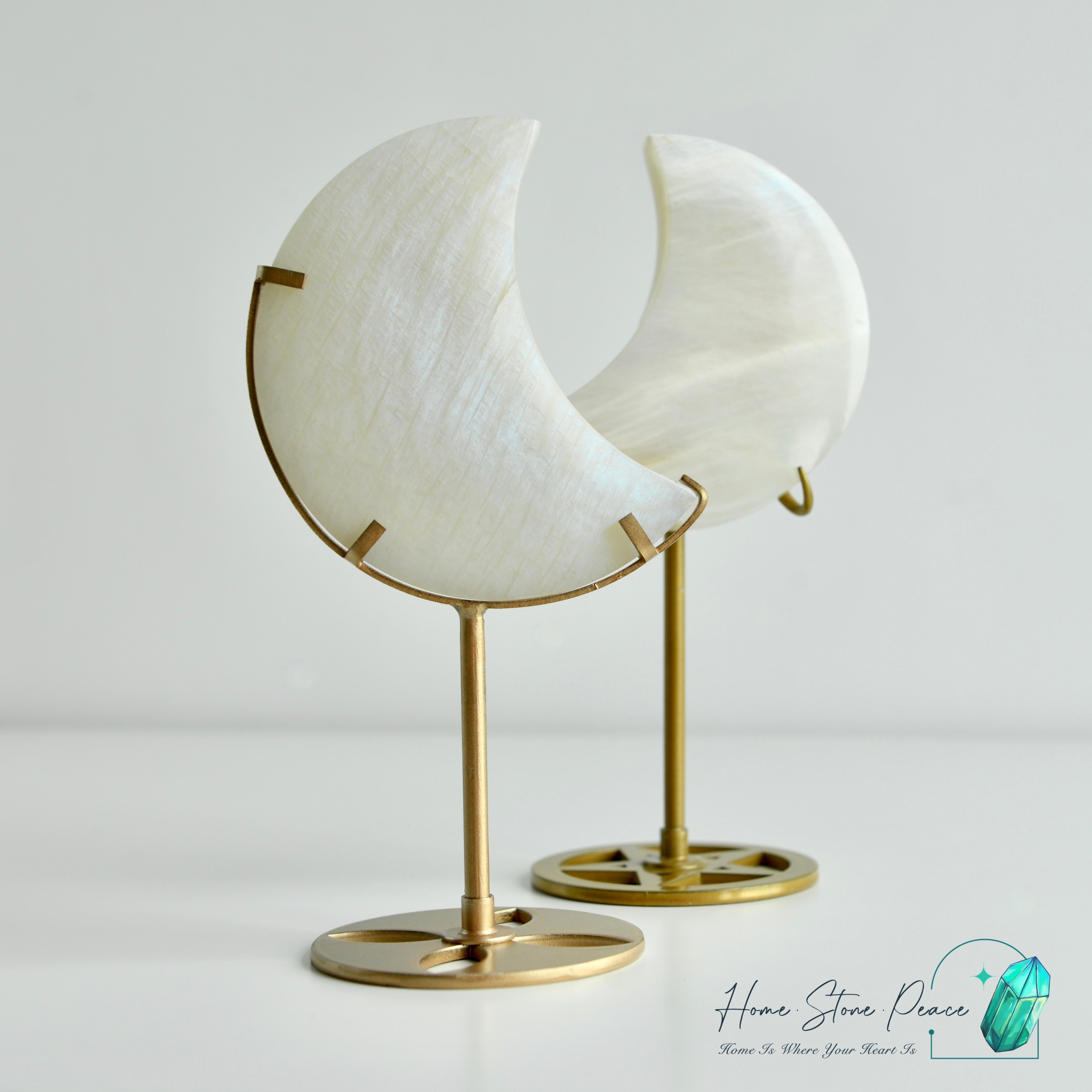 月亮石連座 ムーンストーン スタンド付