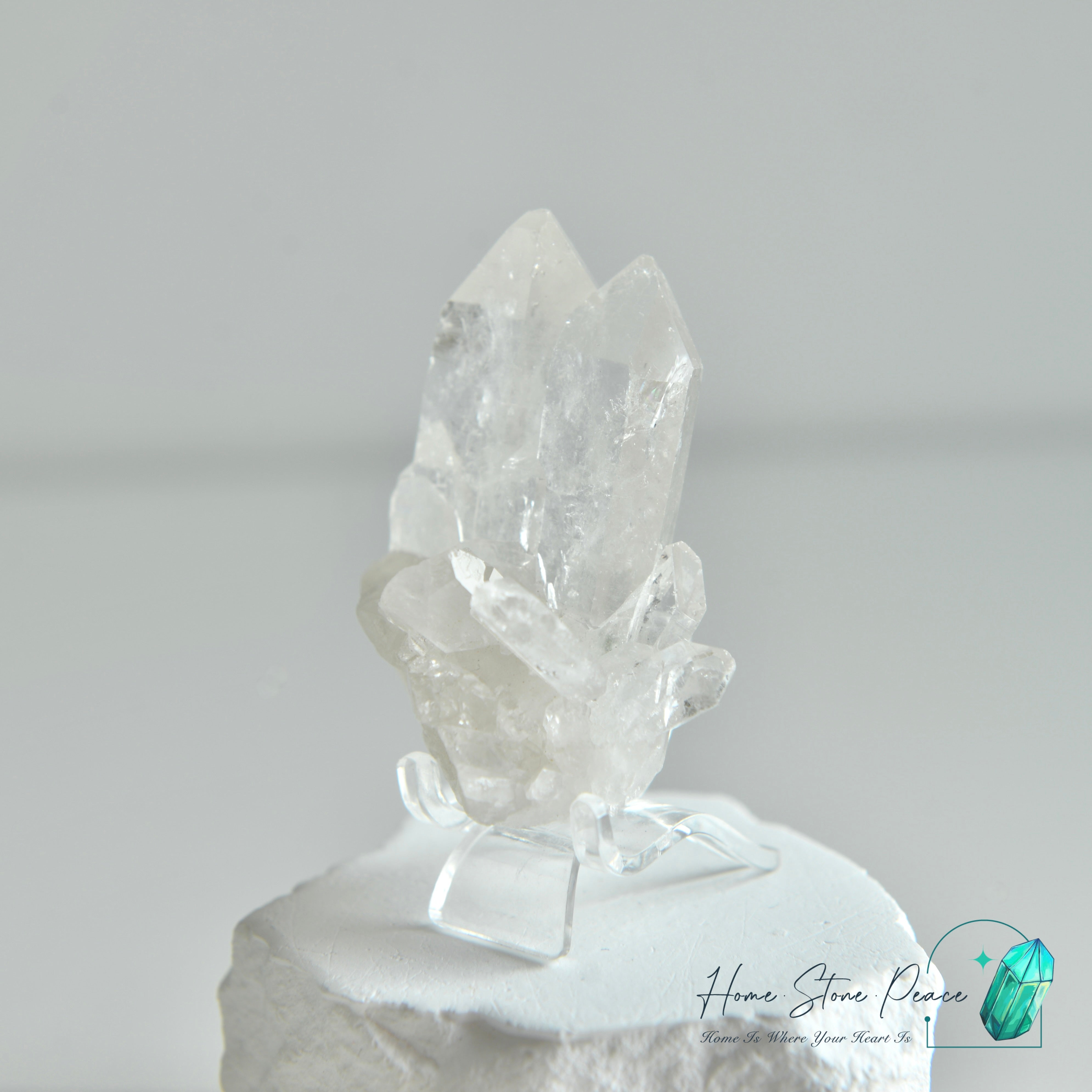 巴西白水晶簇 ブラジル産クリアクォーツクラスター