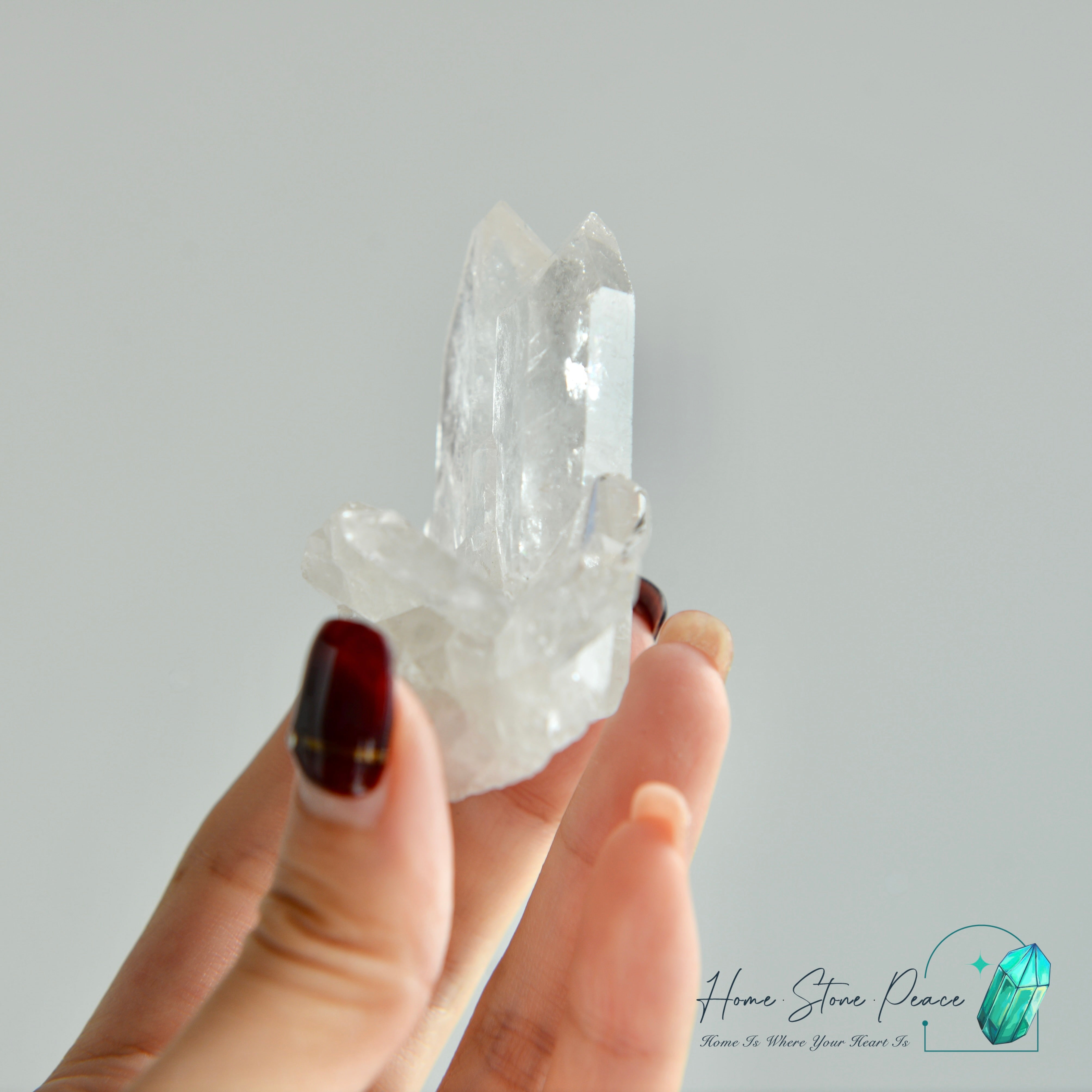 巴西白水晶簇 ブラジル産クリアクォーツクラスター