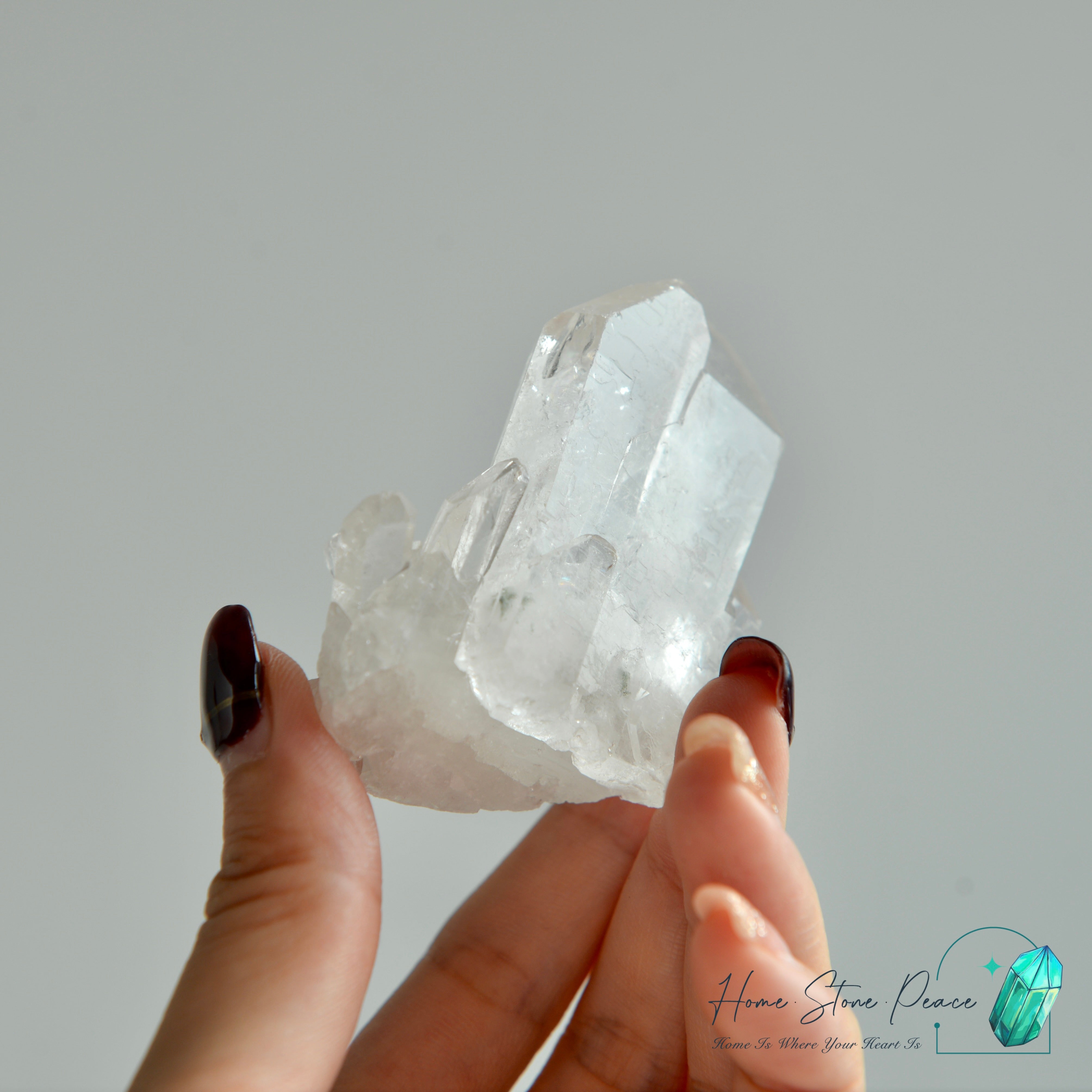 巴西白水晶簇 ブラジル産クリアクォーツクラスター