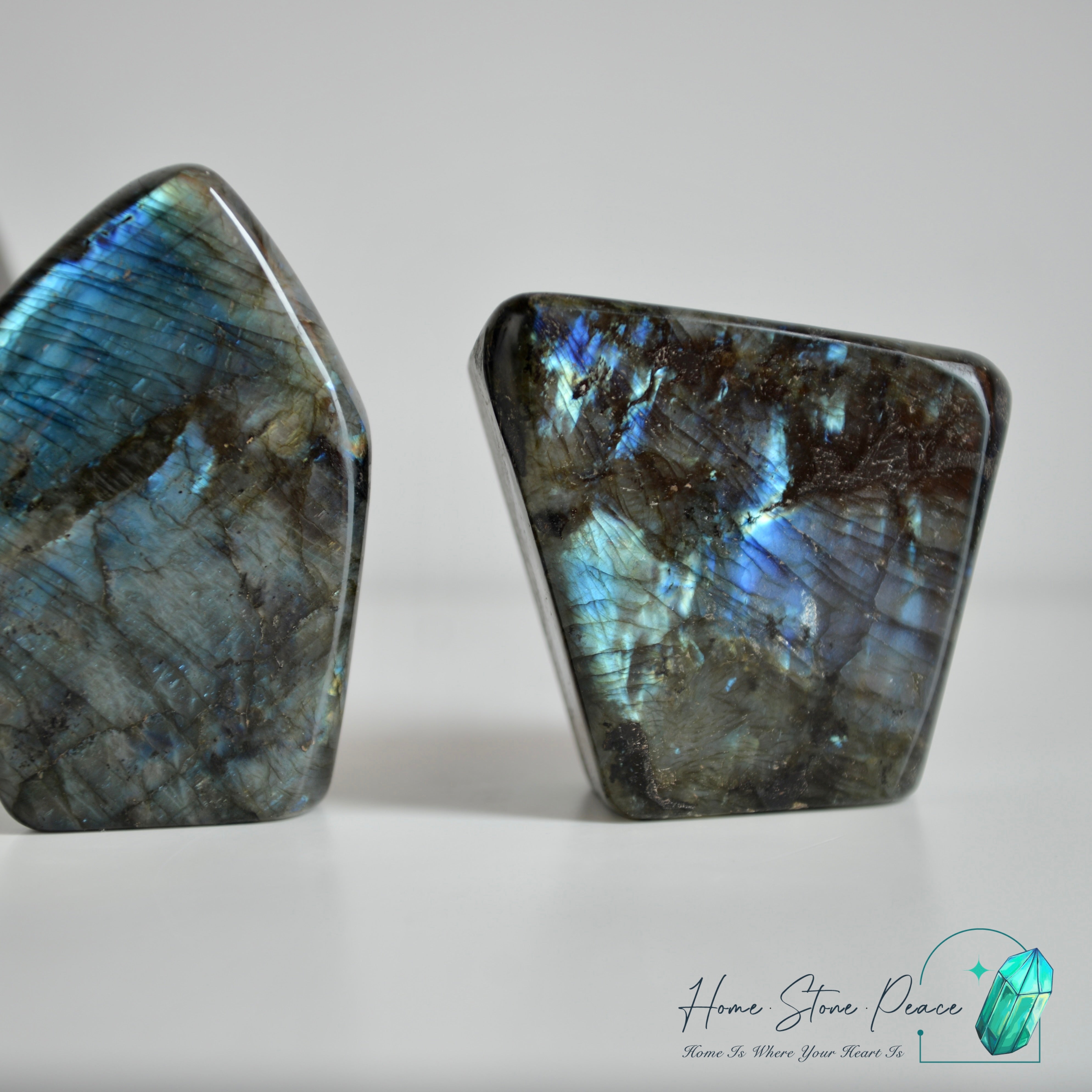 拉長石隨形(單面) Labradorite Free Form (Single-Sided)