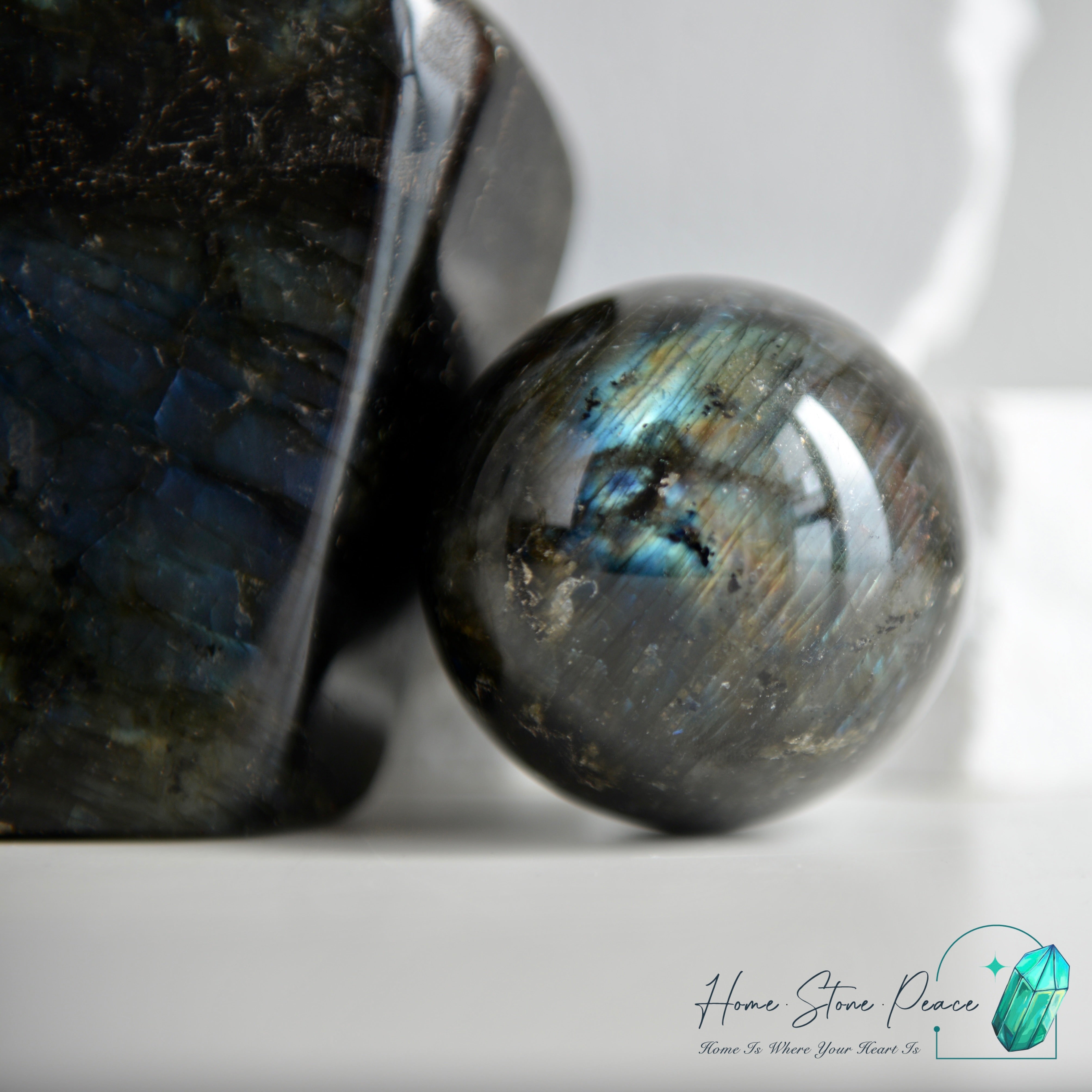 拉長石球 Labradorite Sphere