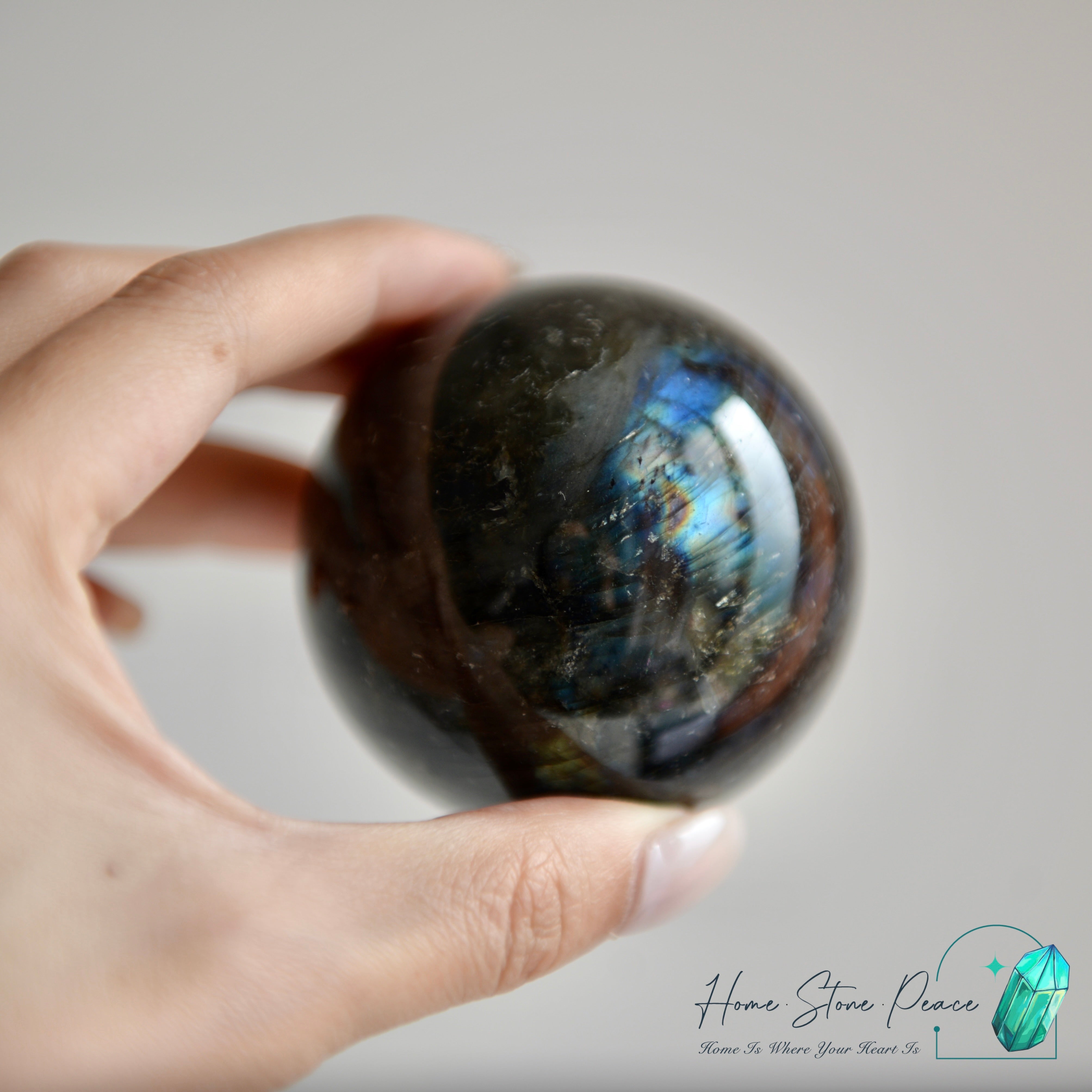 拉長石球 Labradorite Sphere