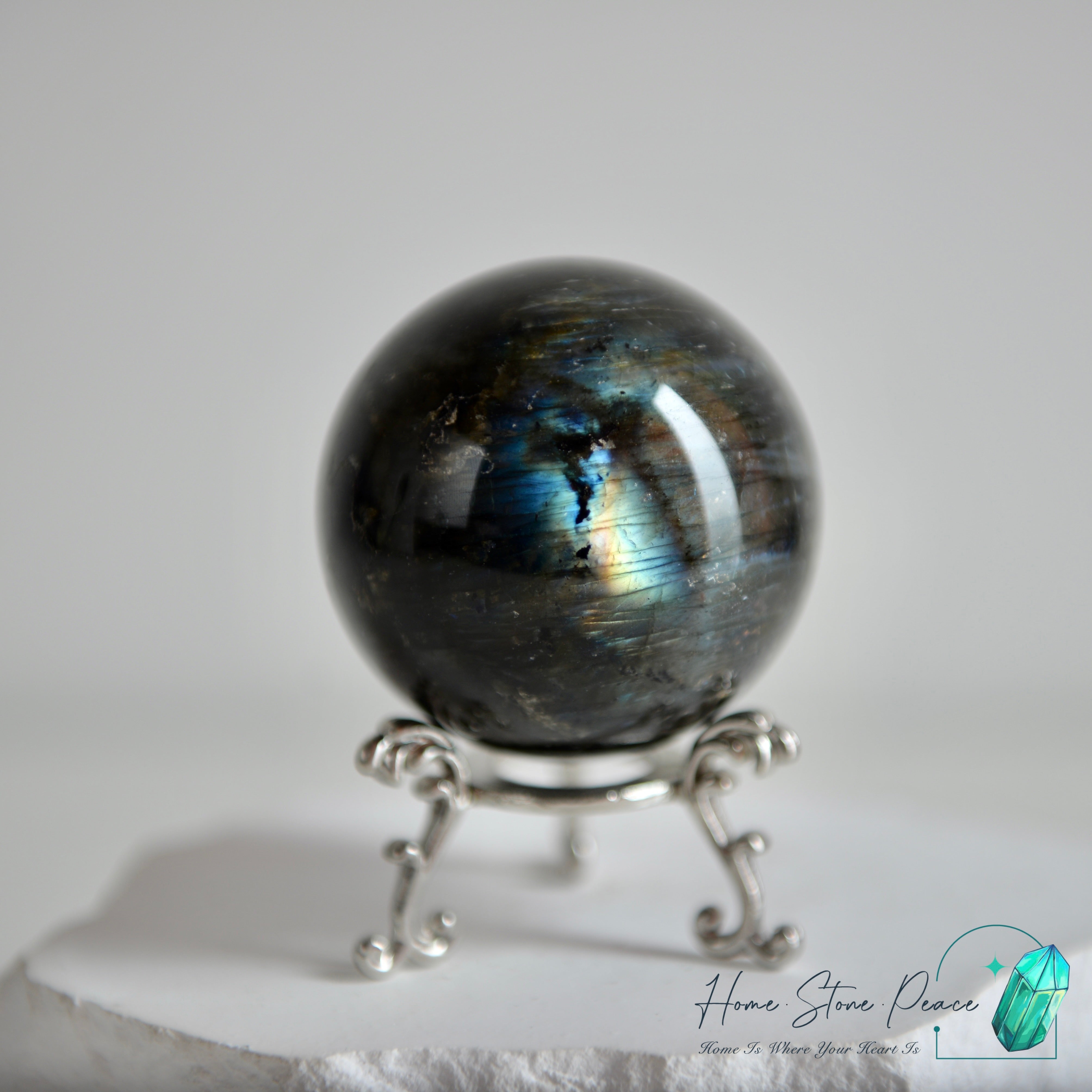 拉長石球 Labradorite Sphere