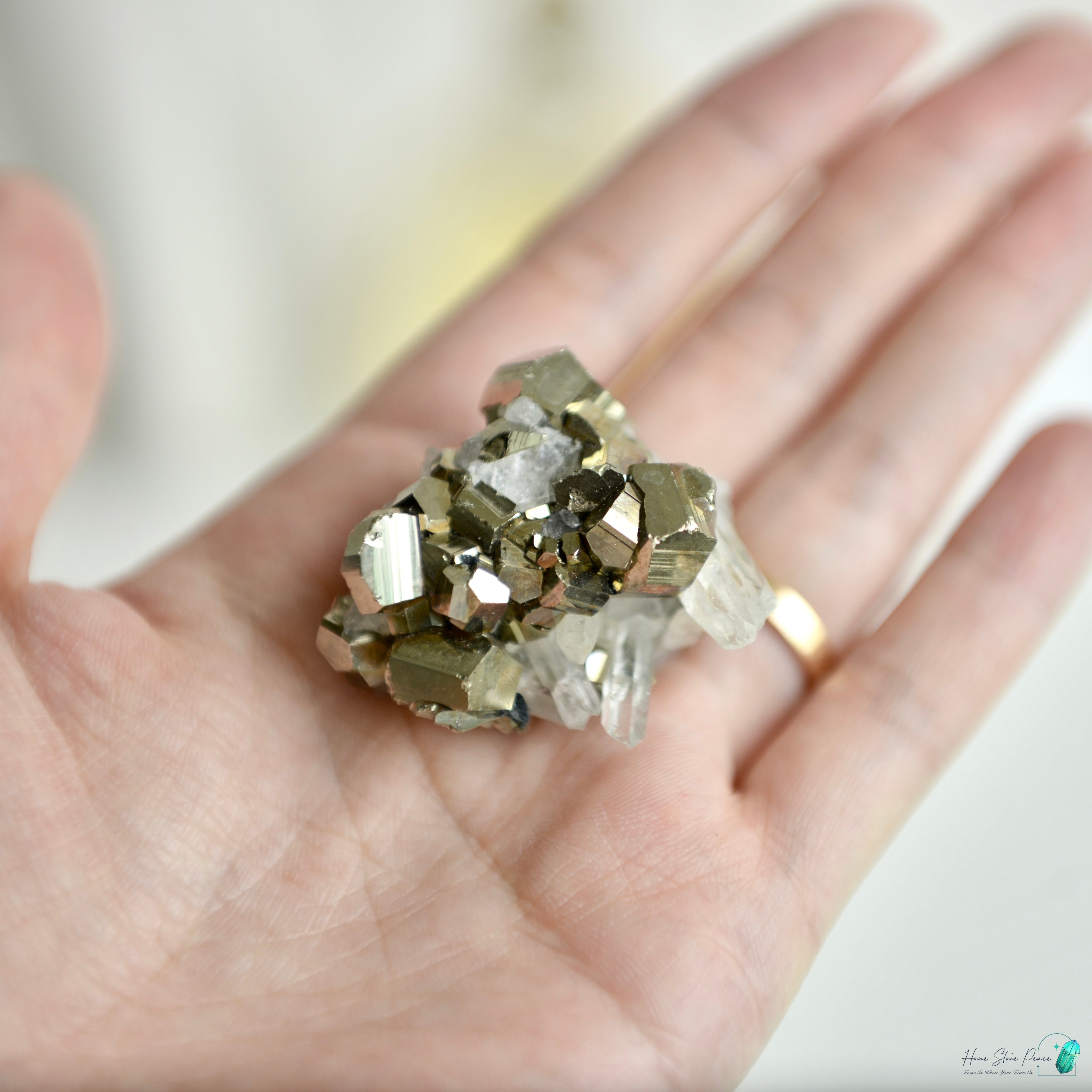 インド黃鐵礦 インドネシア産黄鉄鉱クラスター